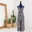 Floral High Low Maxi Dress-1