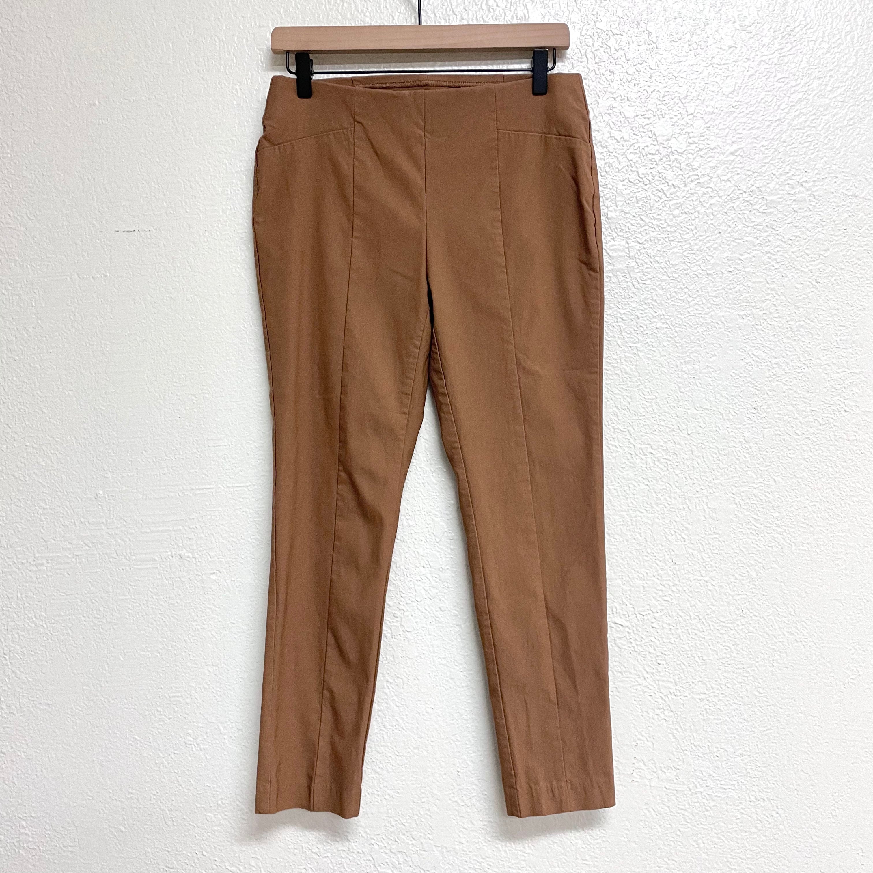 Cropped Pull On Dress Pants