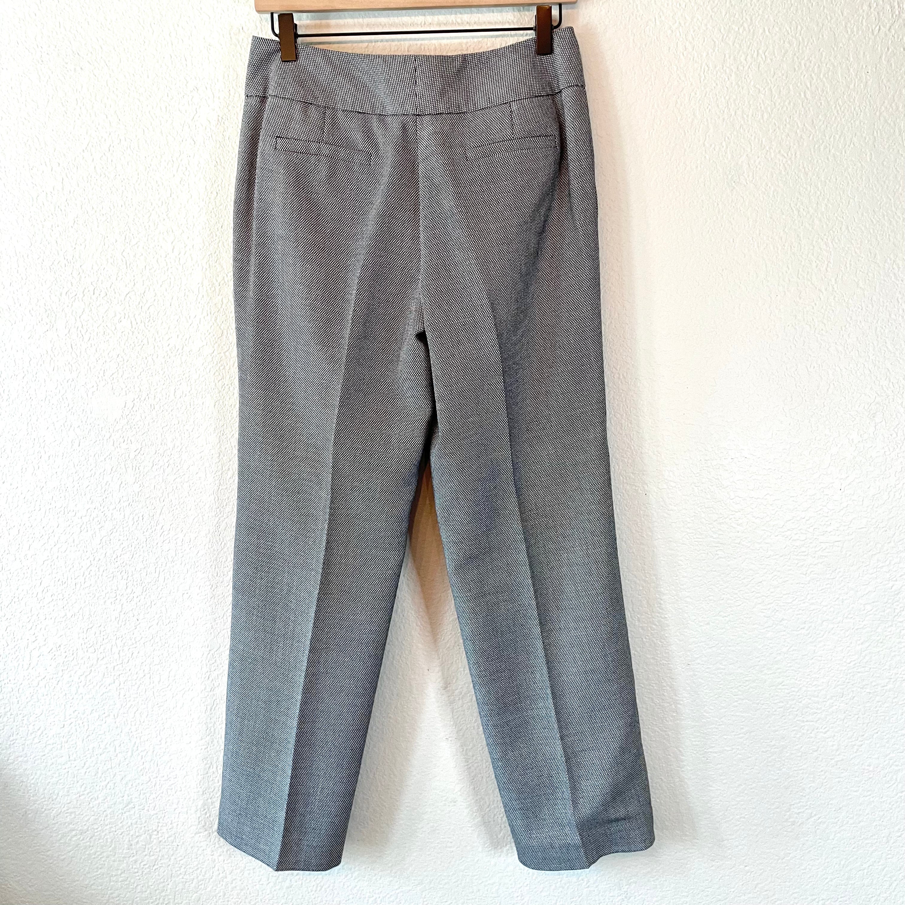 Wool Blend Straight Dress Pants