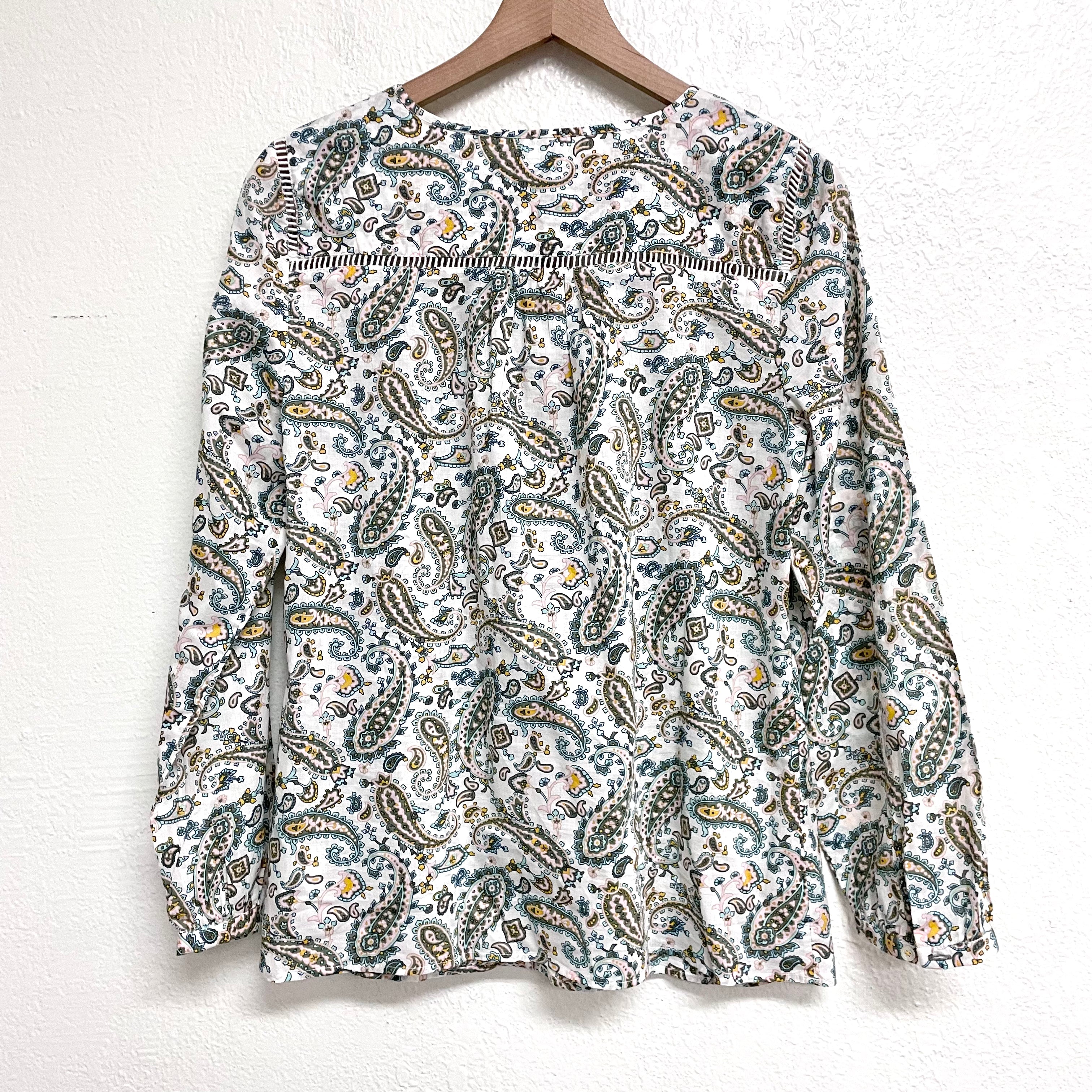 Paisley Long Sleeve Top