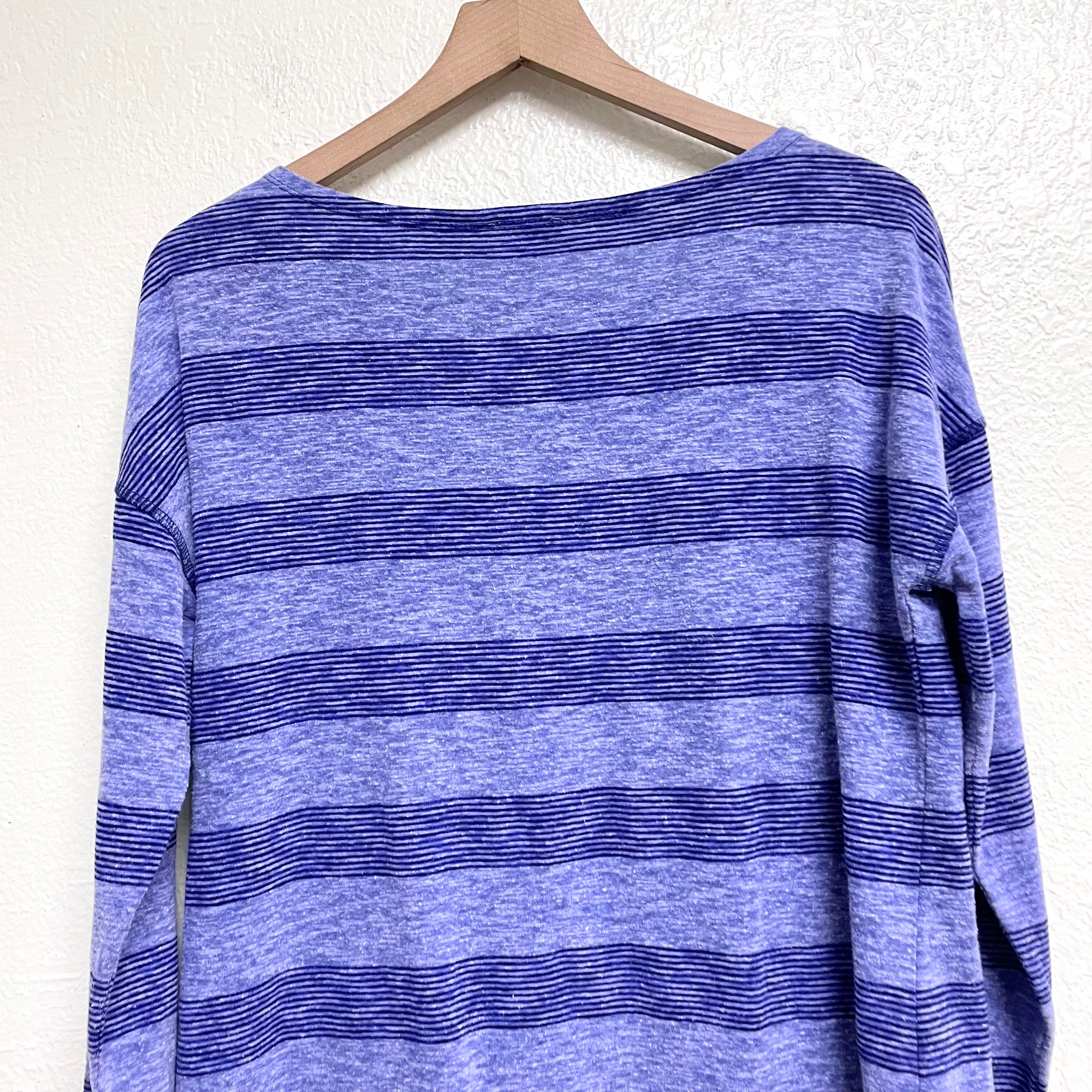 Striped Button Tee