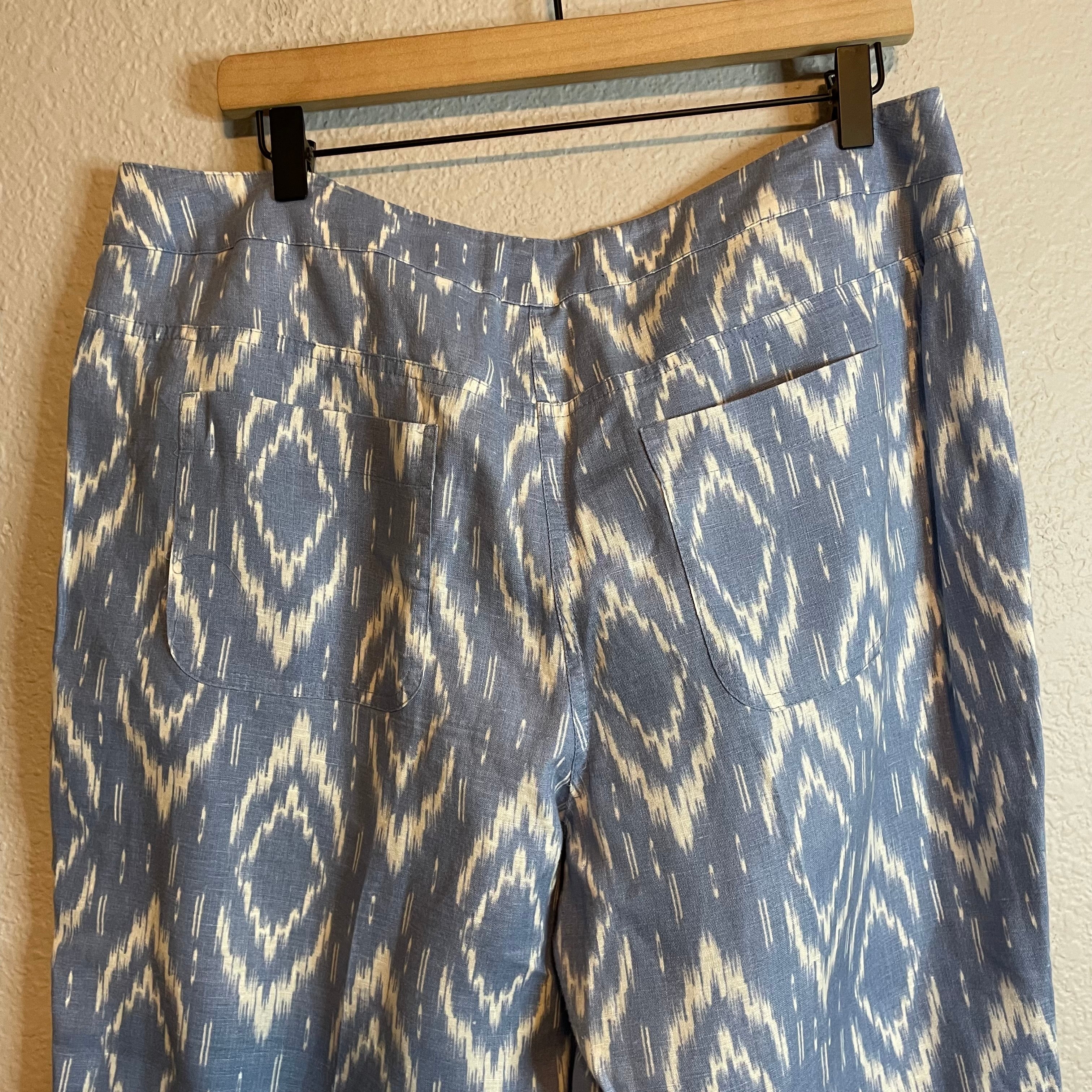 Ikat Linen Pants