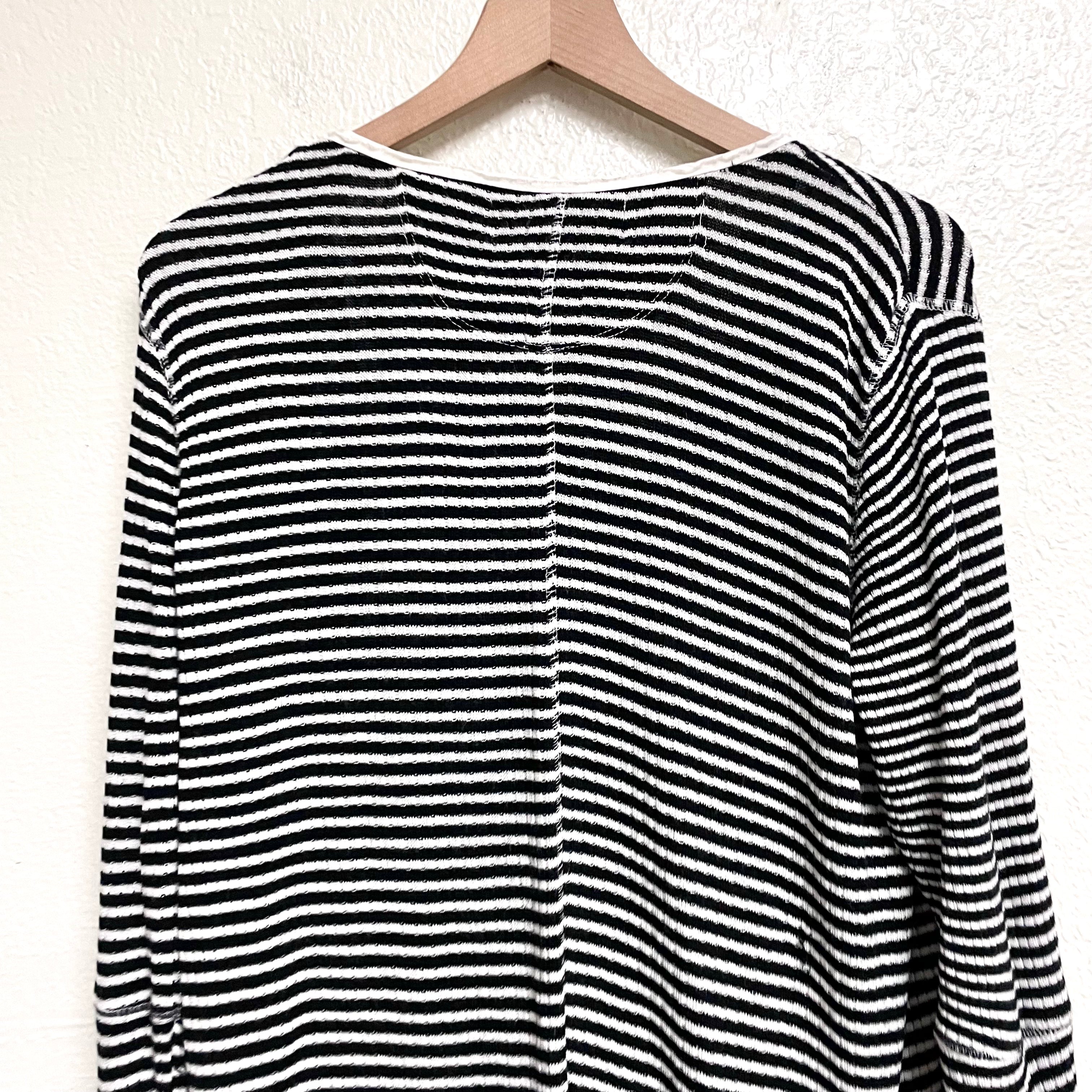 Striped Knit Henley