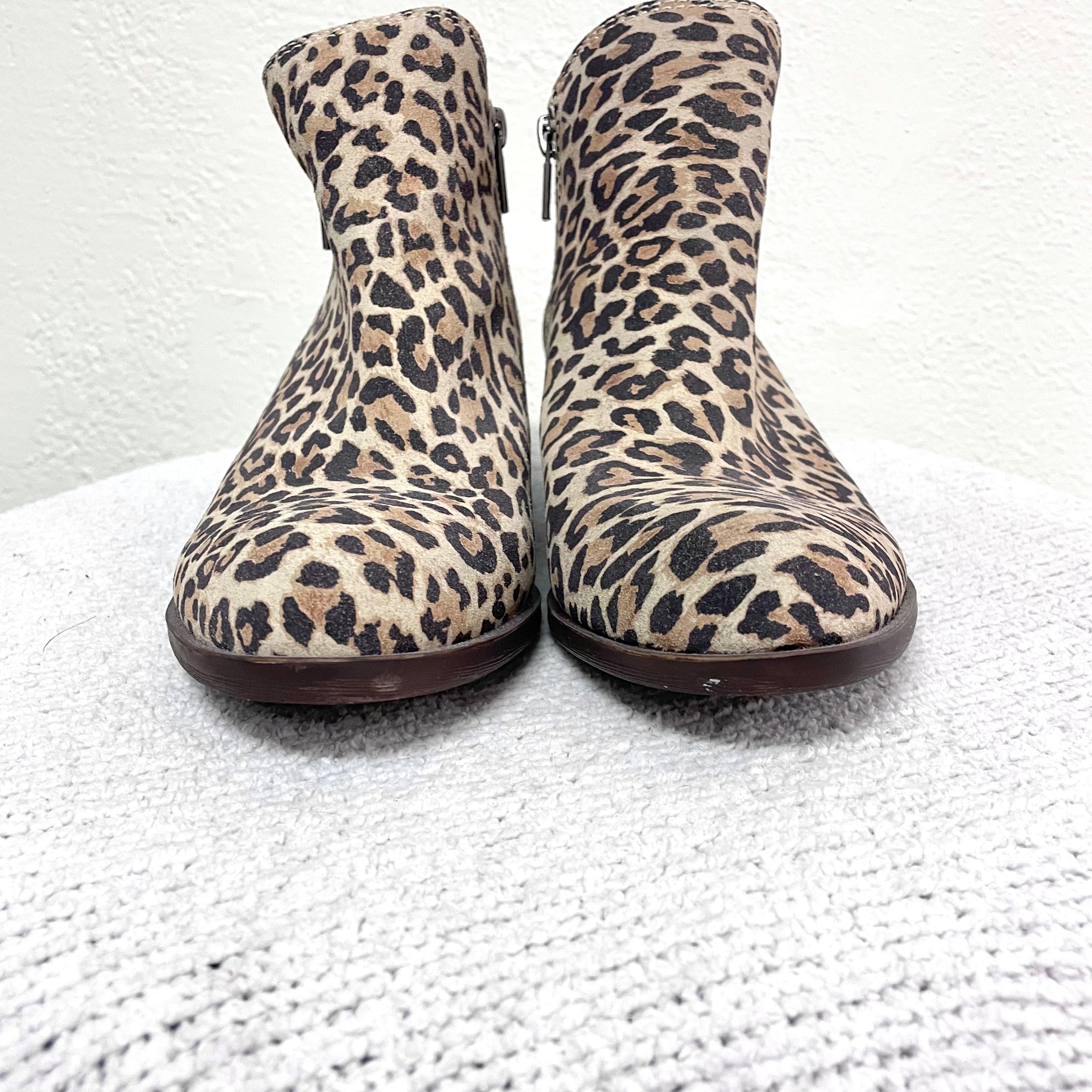 Leopard Print Booties