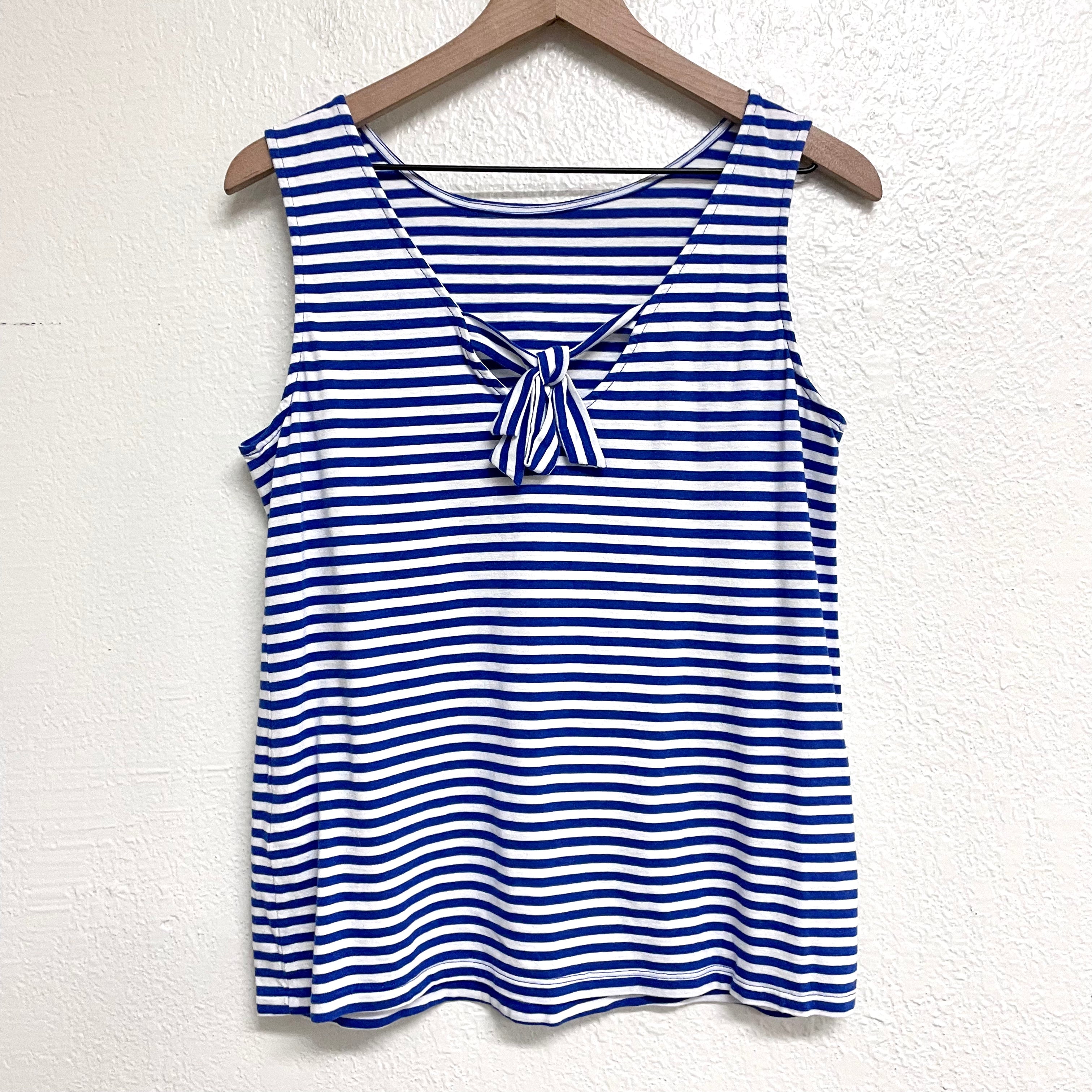 Striped Bow Back Tank