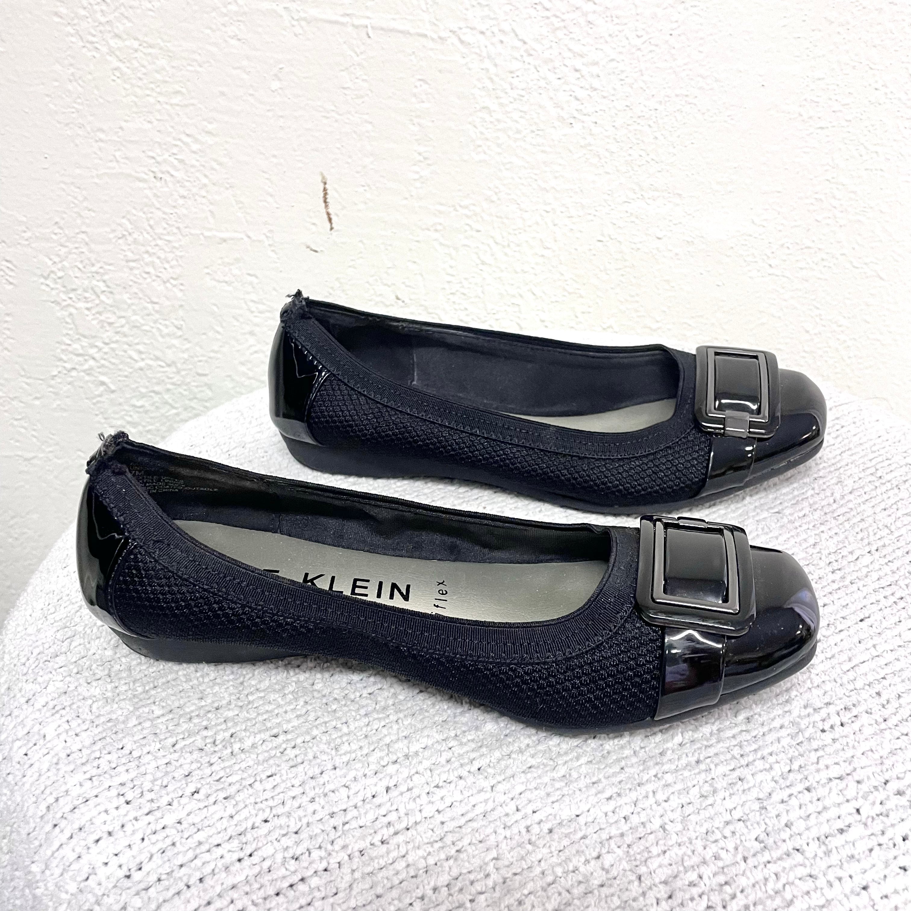 Fabric Upper Buckle Flats