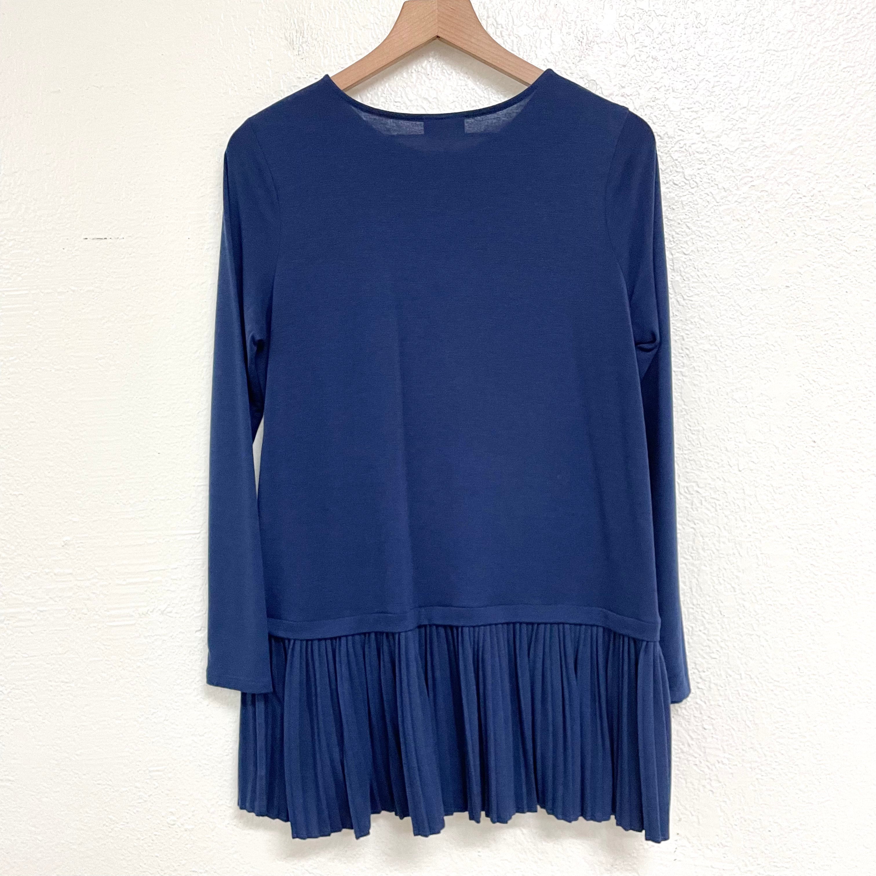 Long Sleeve Pleated Tunic