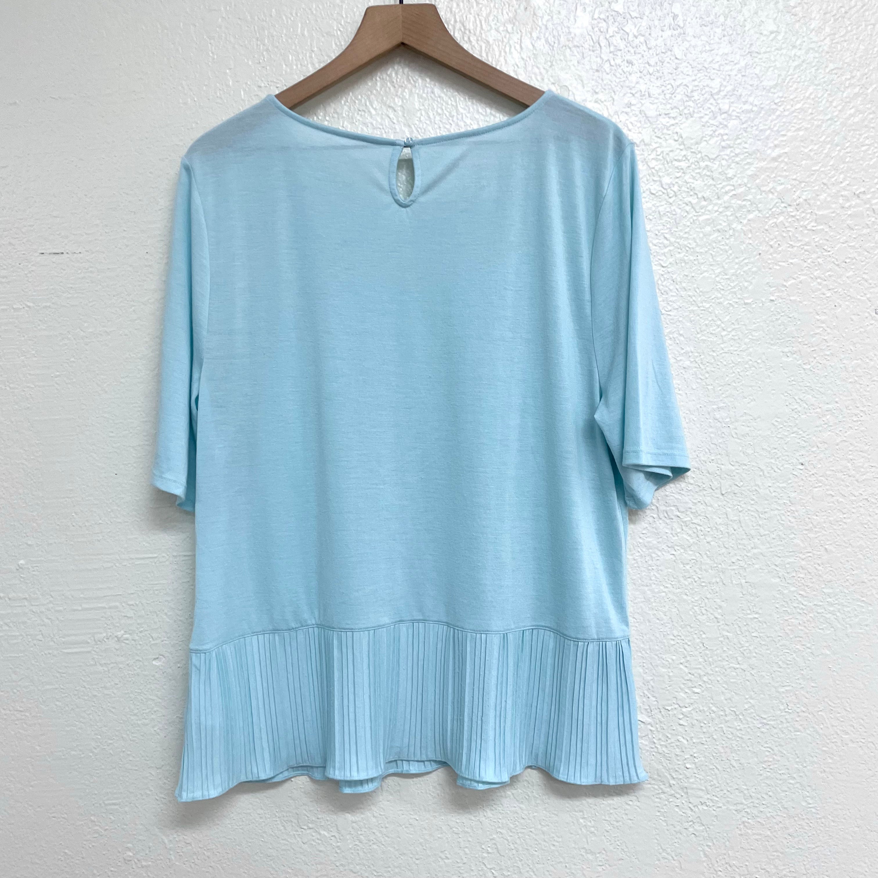 Pleat Hem Blouse