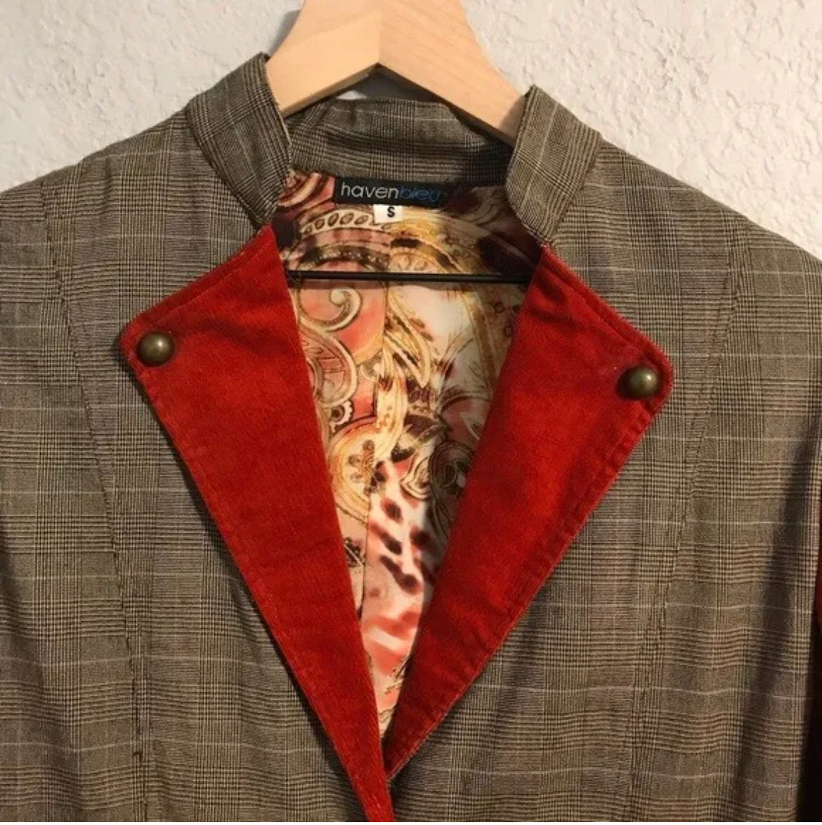 Corduroy Paisley Blazer