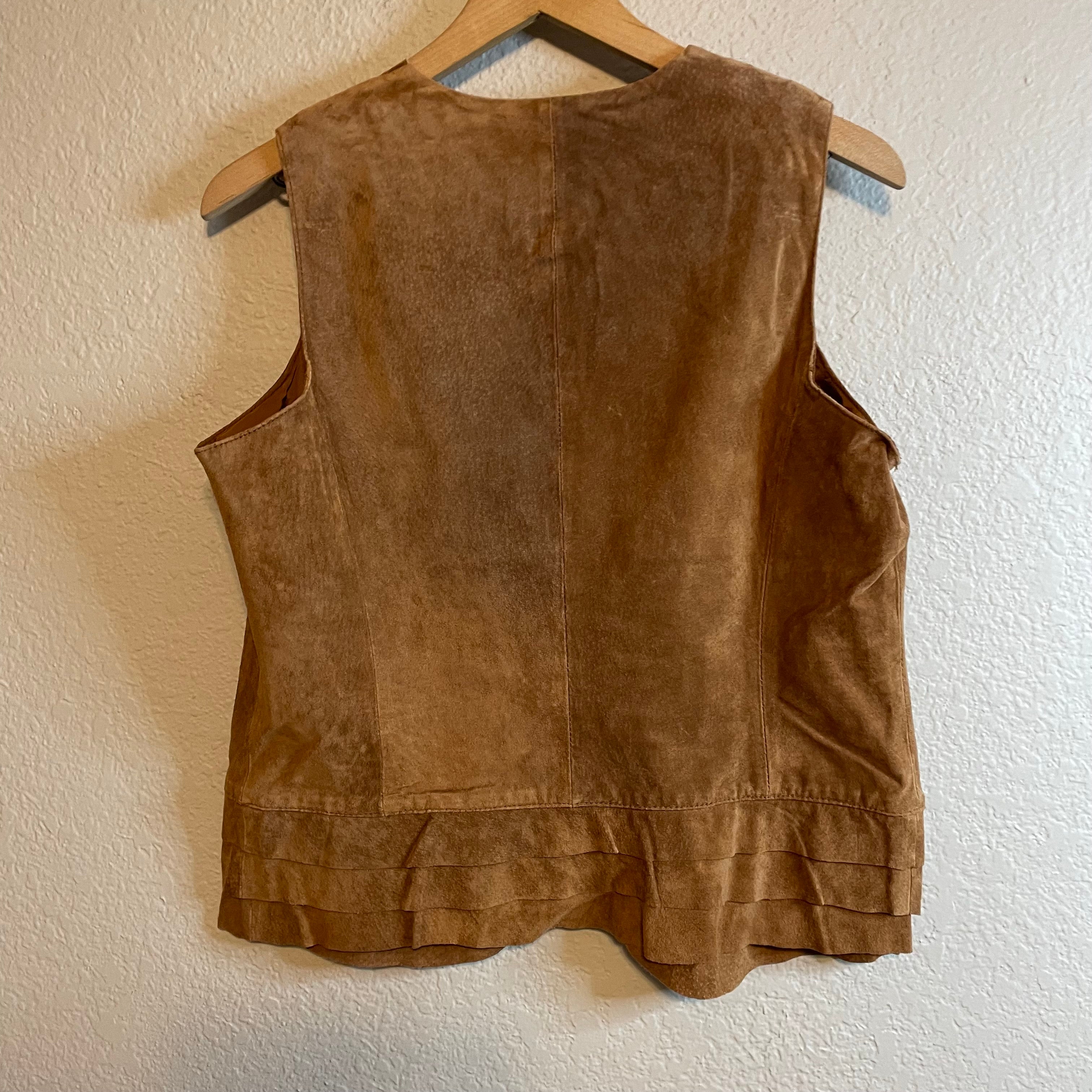 Leather Suede Vest