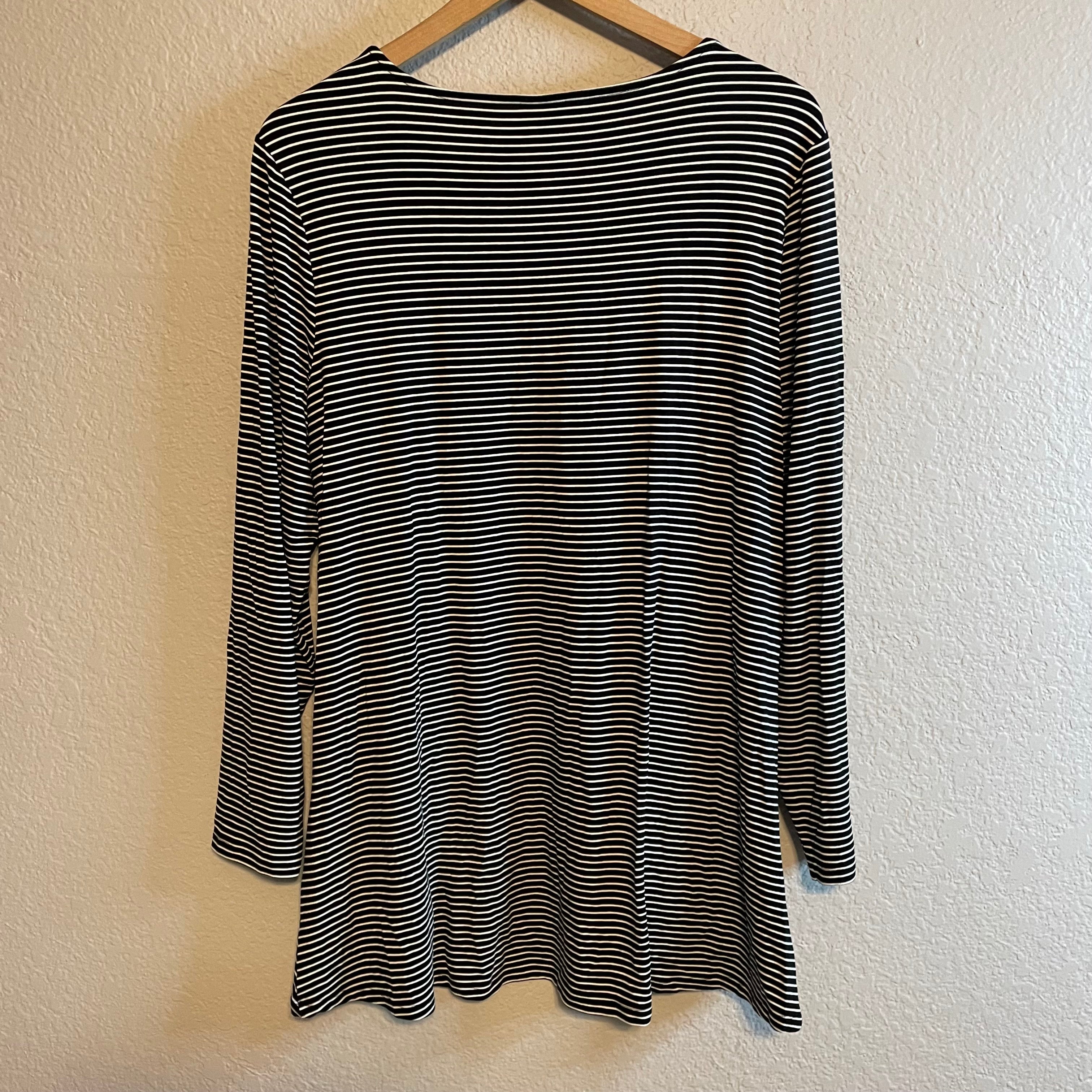 Striped Long Sleeve Tunic