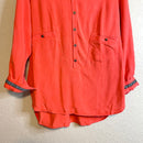 1/2 Button Front Tunic Top-4