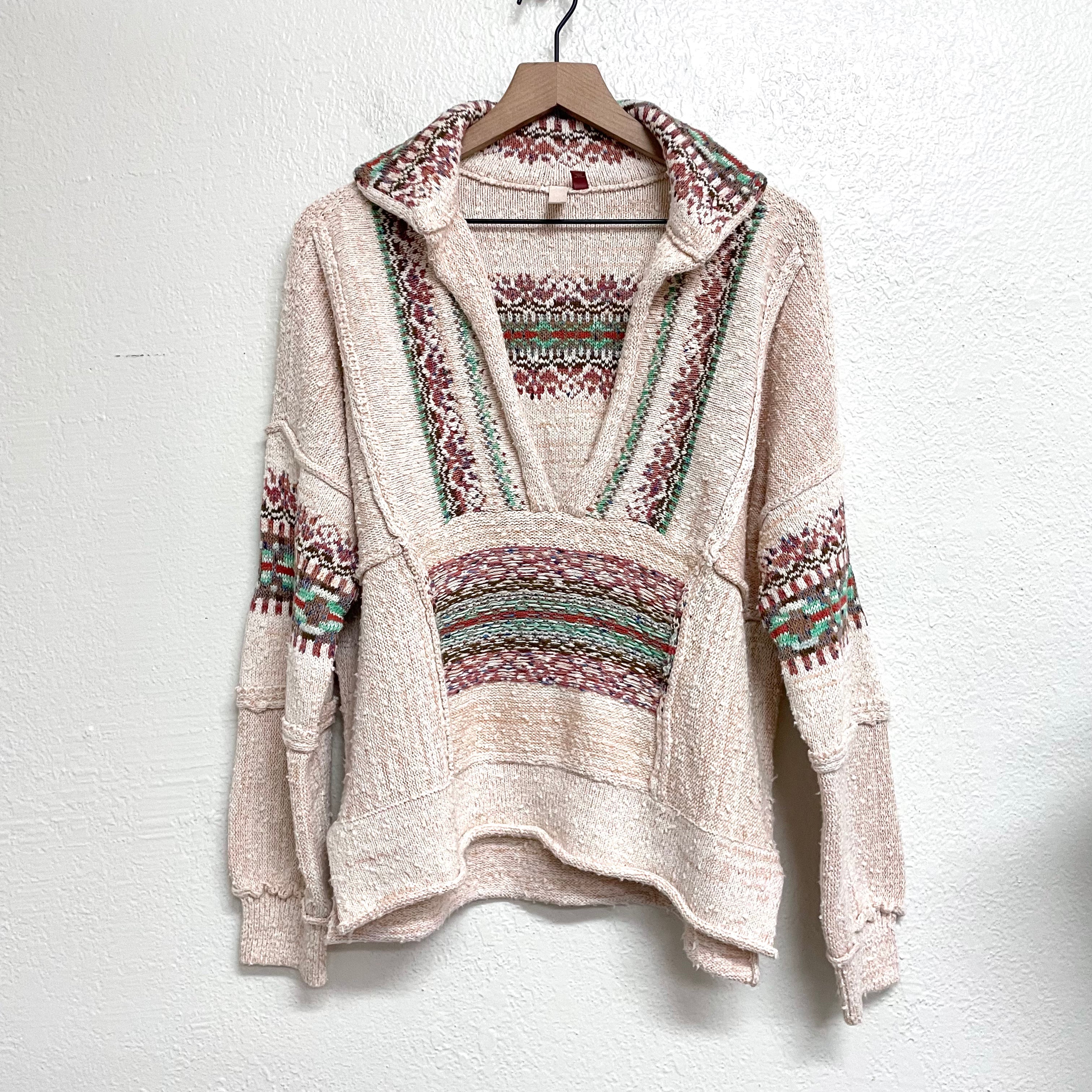 Boho V-Neck Sweater