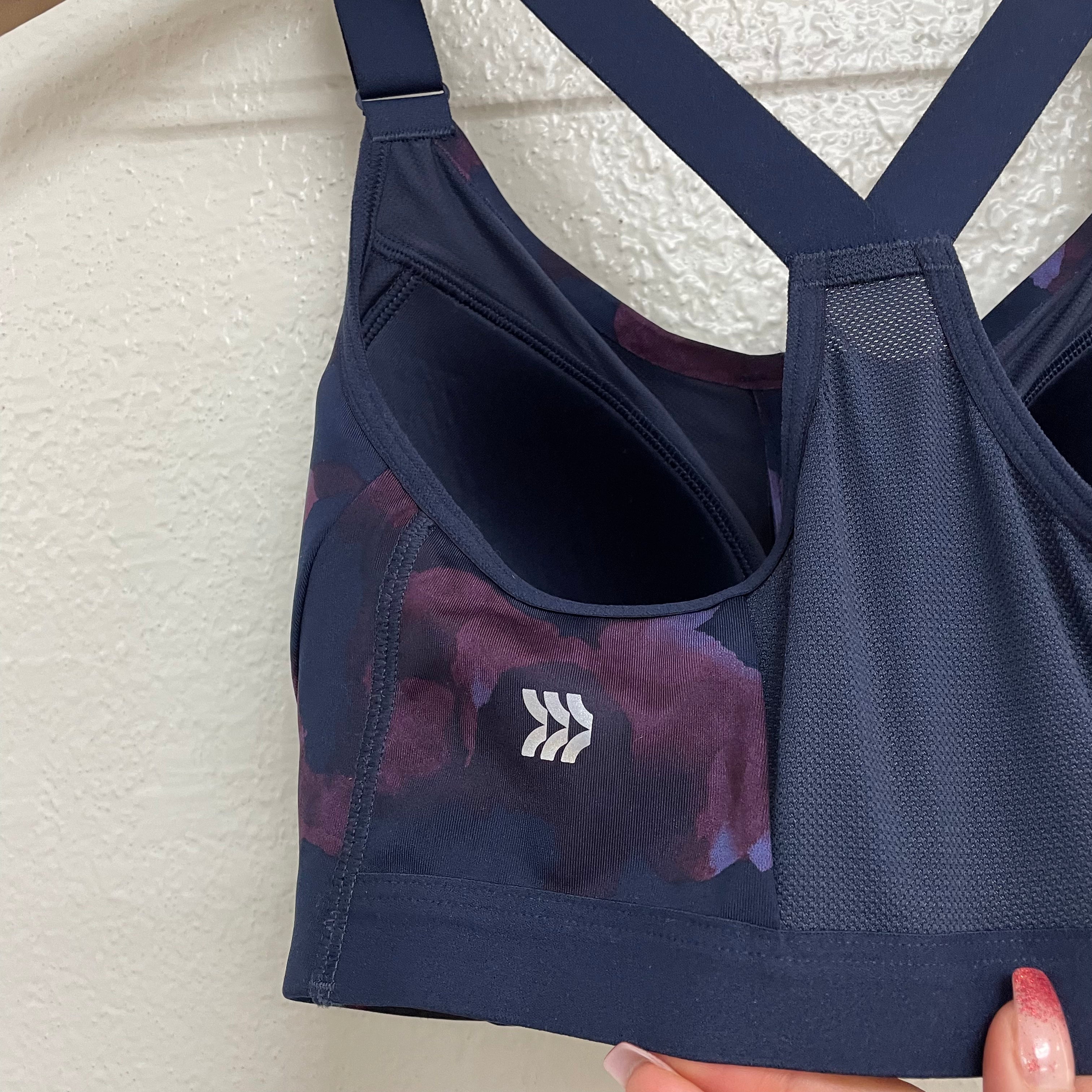 Zip Front Sports Bra