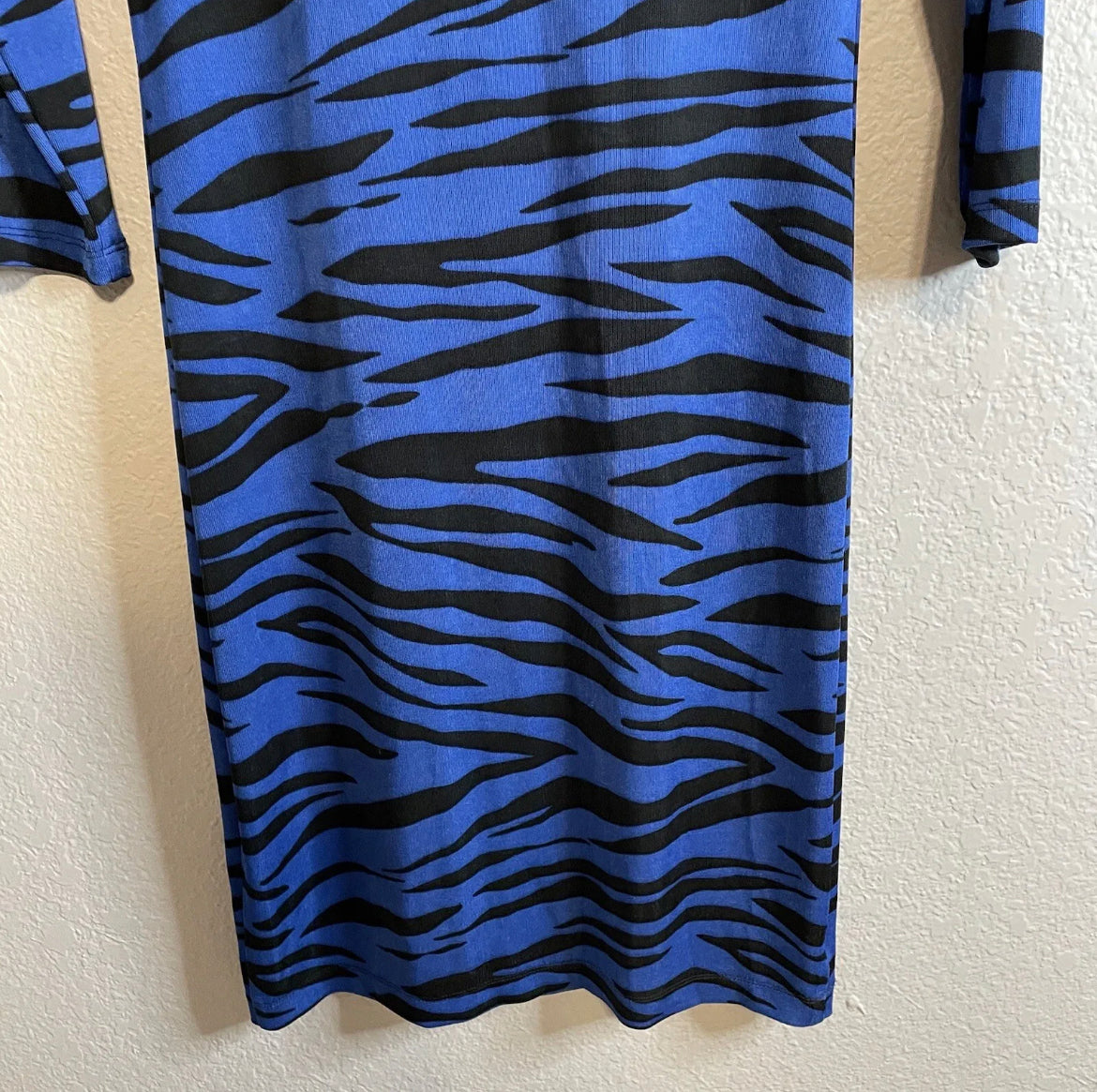 Stretch Zebra Print Dress