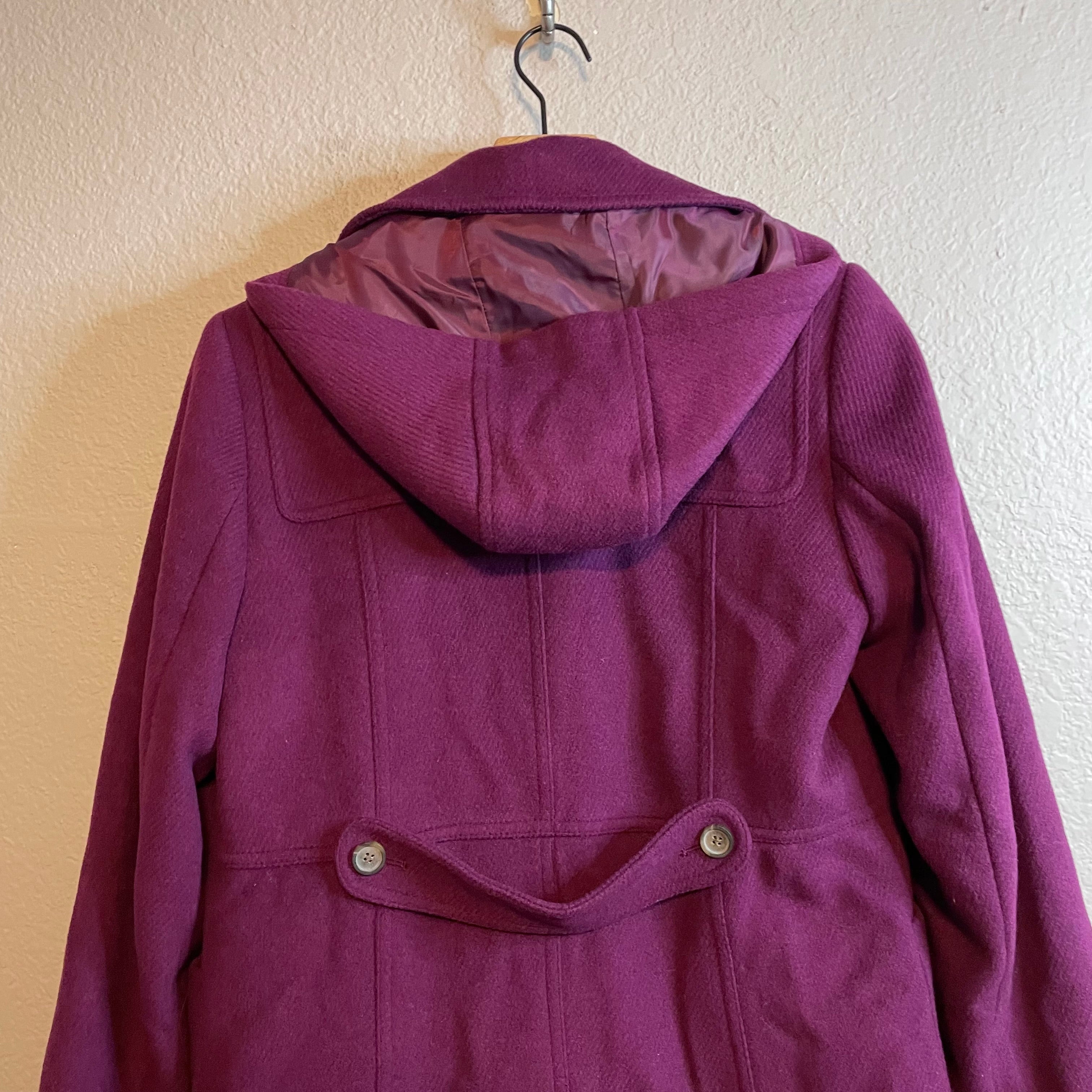 Toggle Hooded Pea Coat