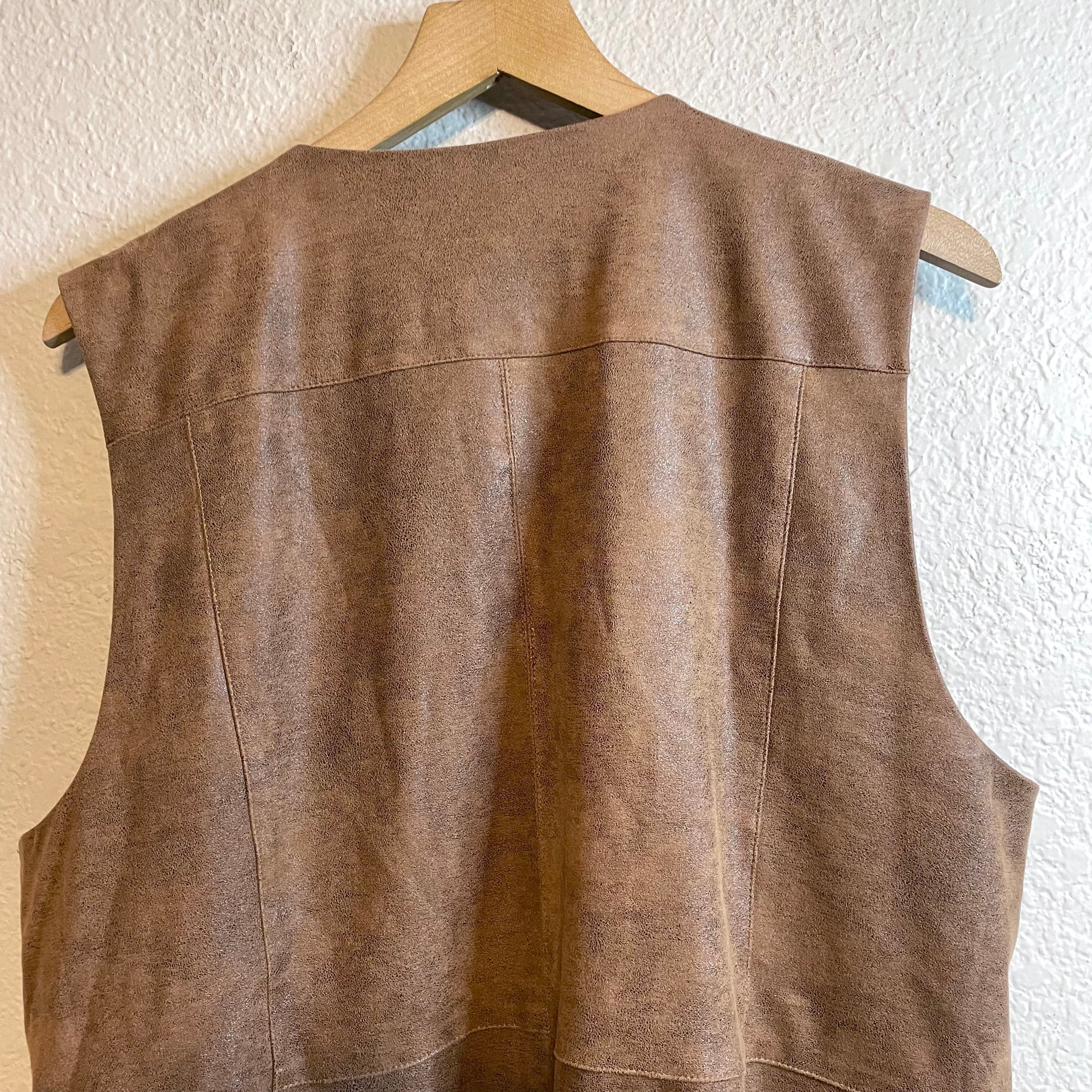 Faux Suede Vest