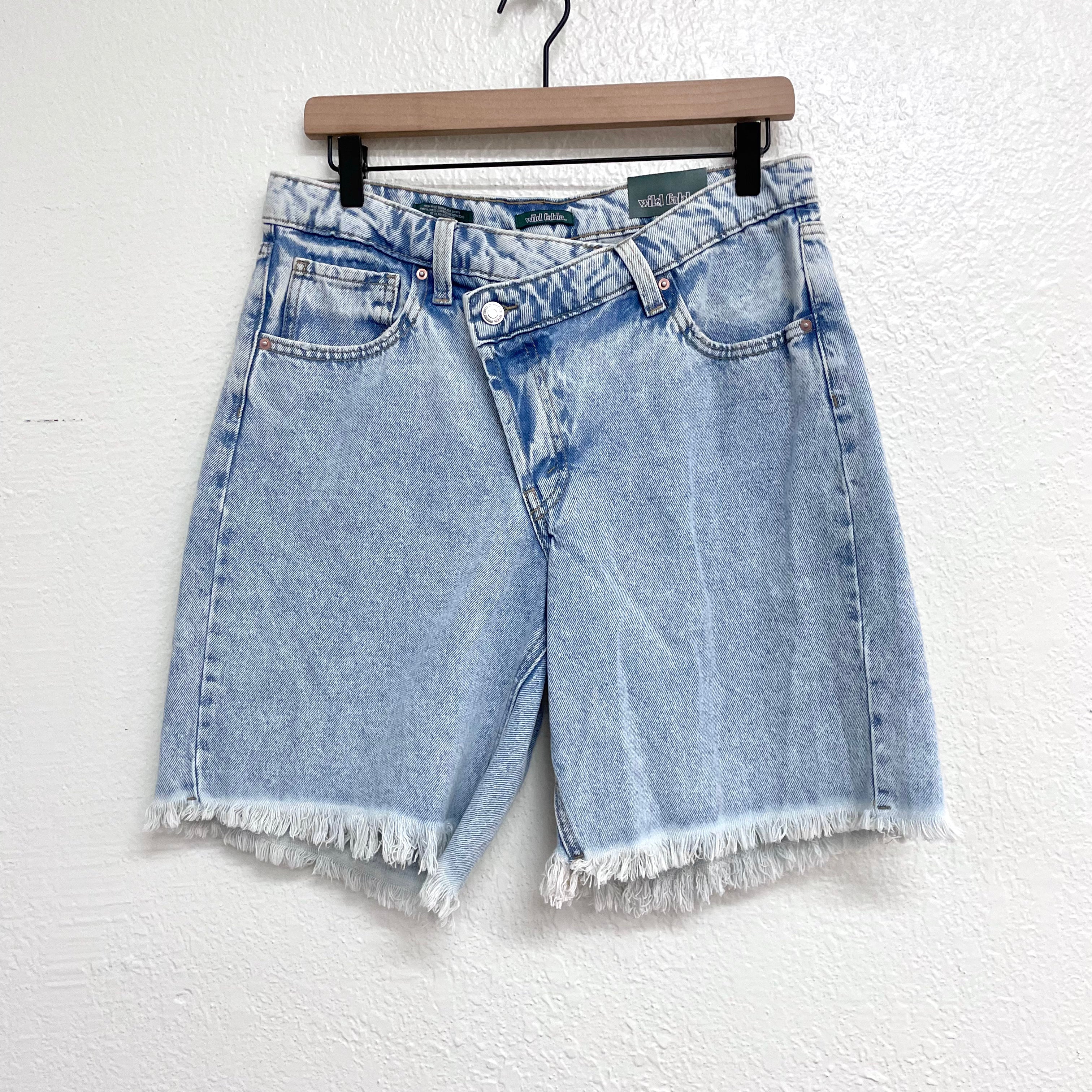 Frayed Jean Shorts