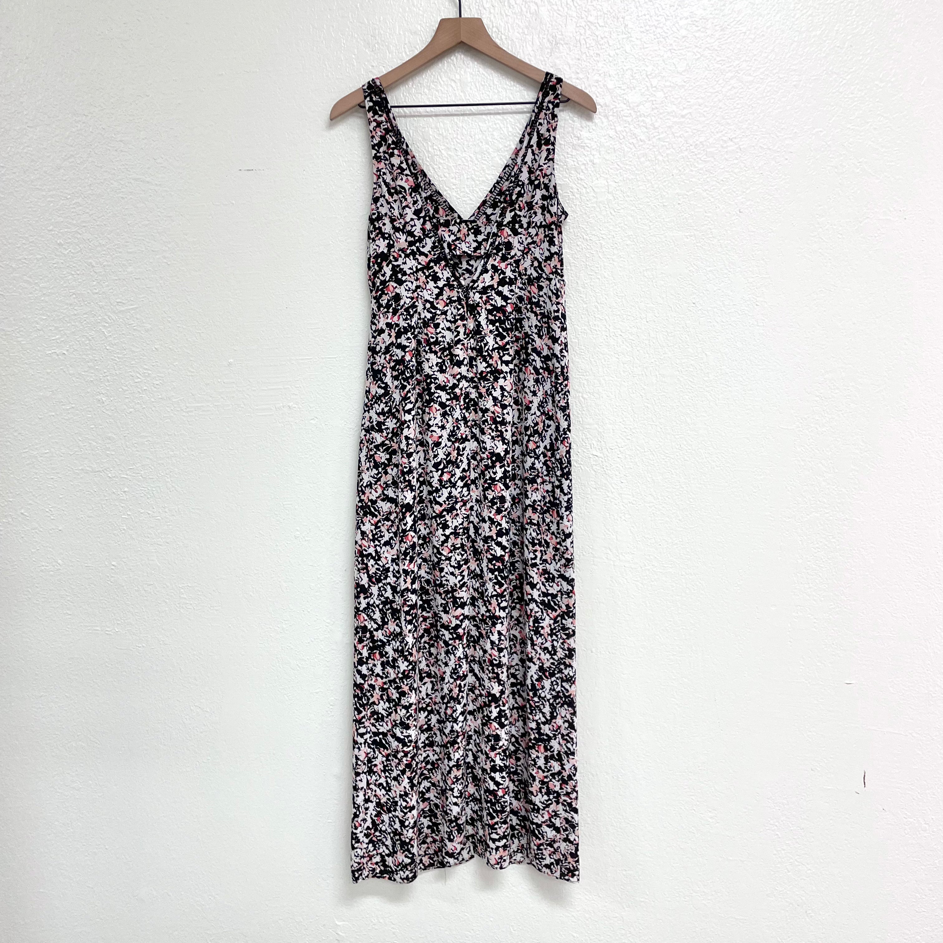 Floral High Low Maxi Dress