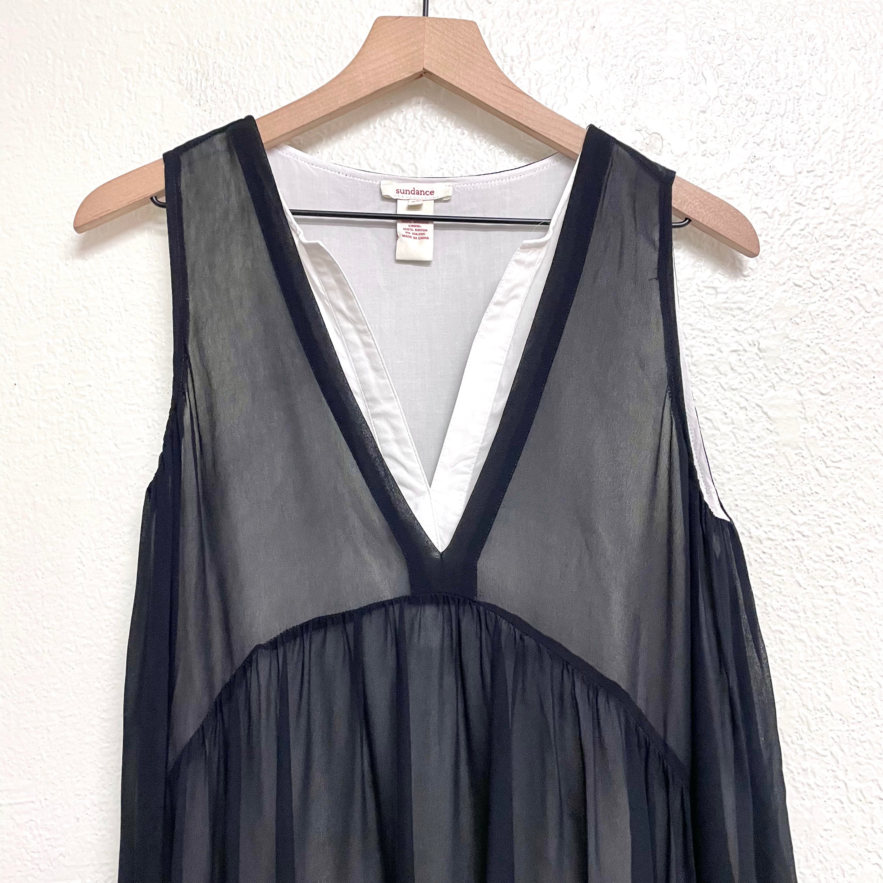 Sleeveless Overlay Tunic