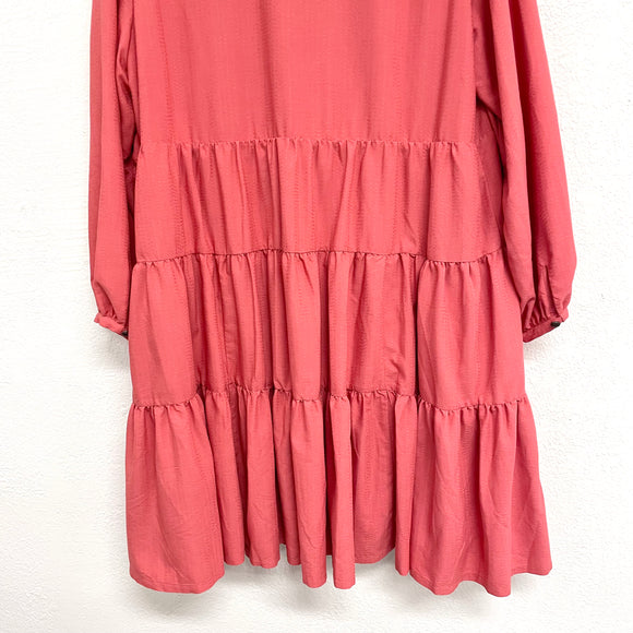 Tiered Long Sleeve Dress