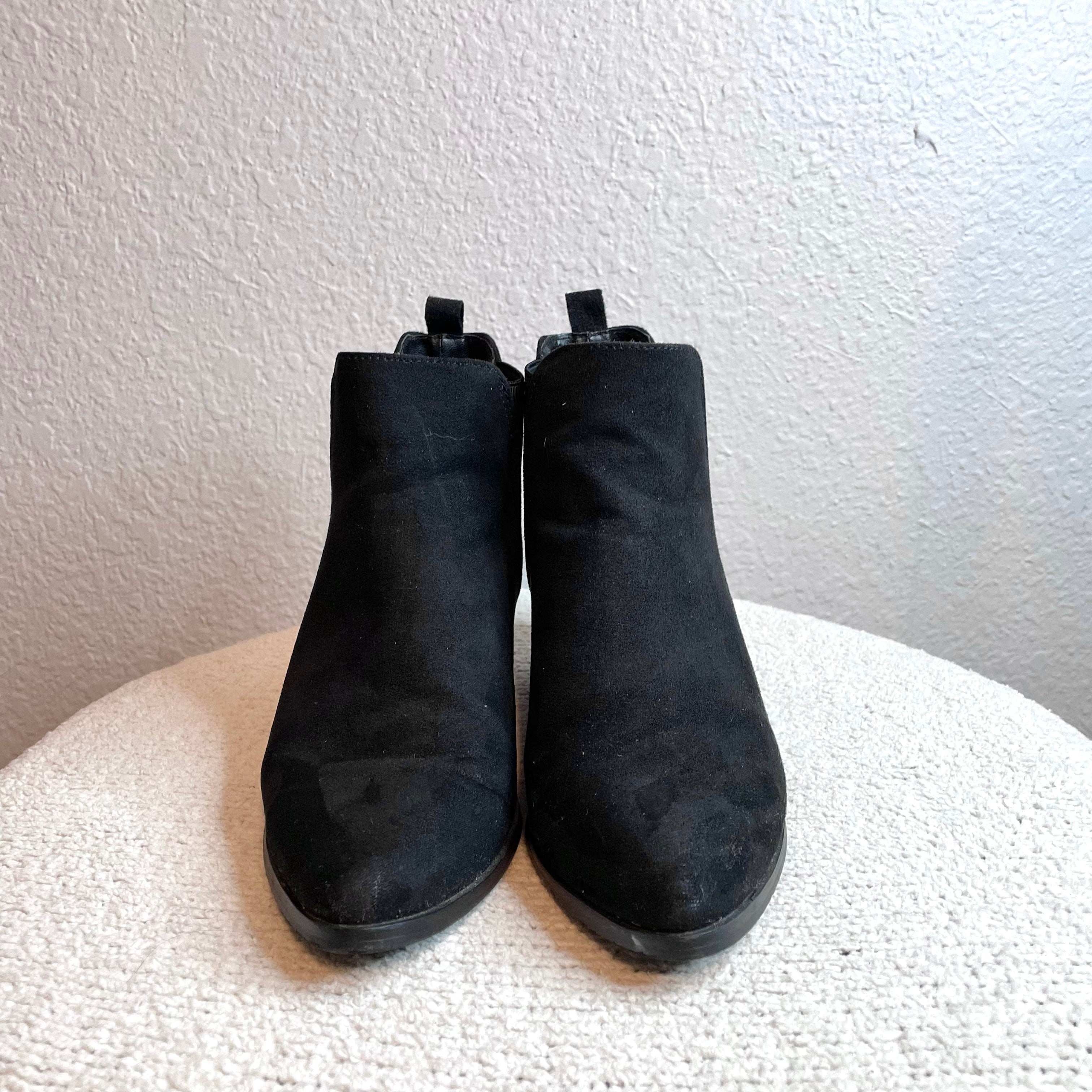 Faux Suede Booties