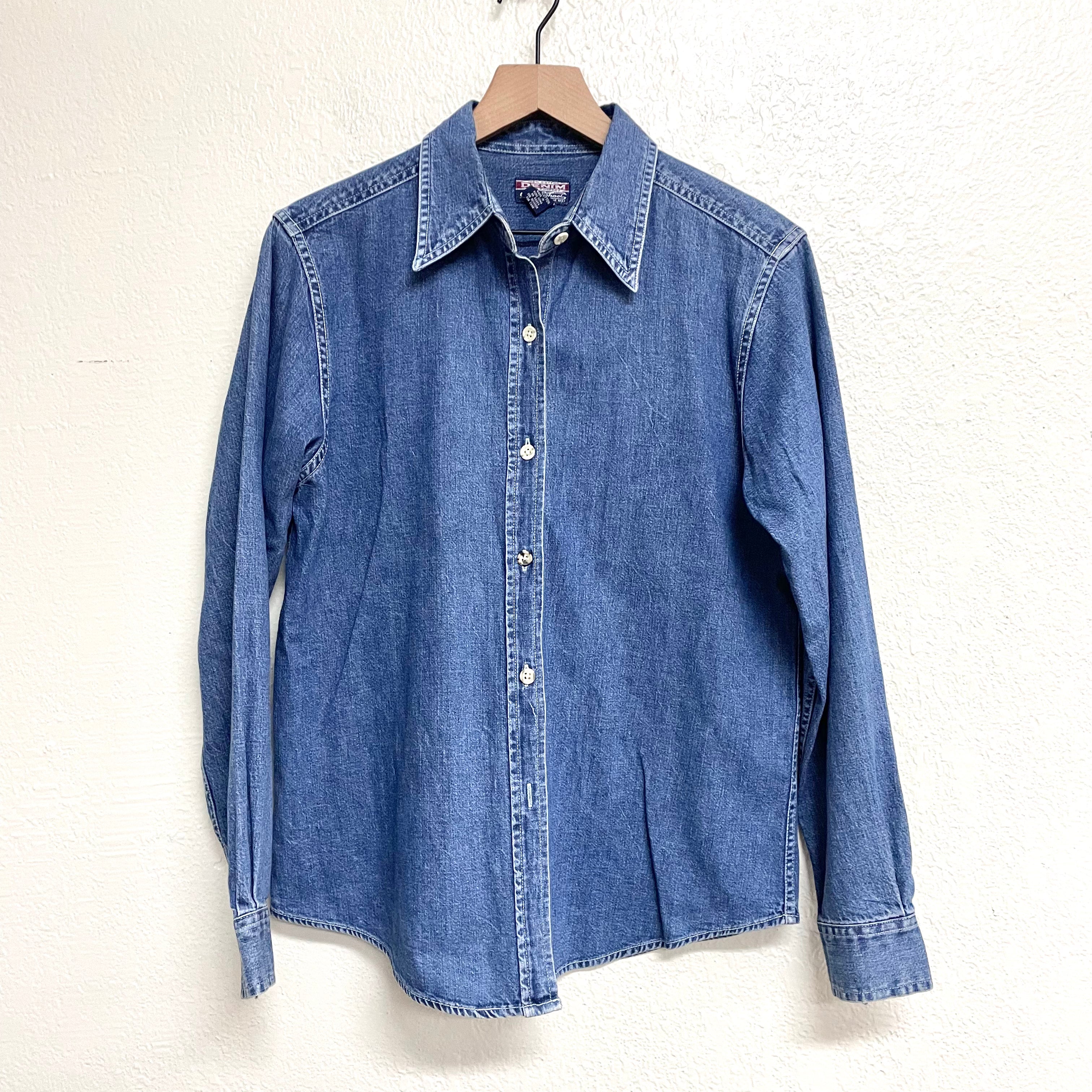 Denim Button Down Top