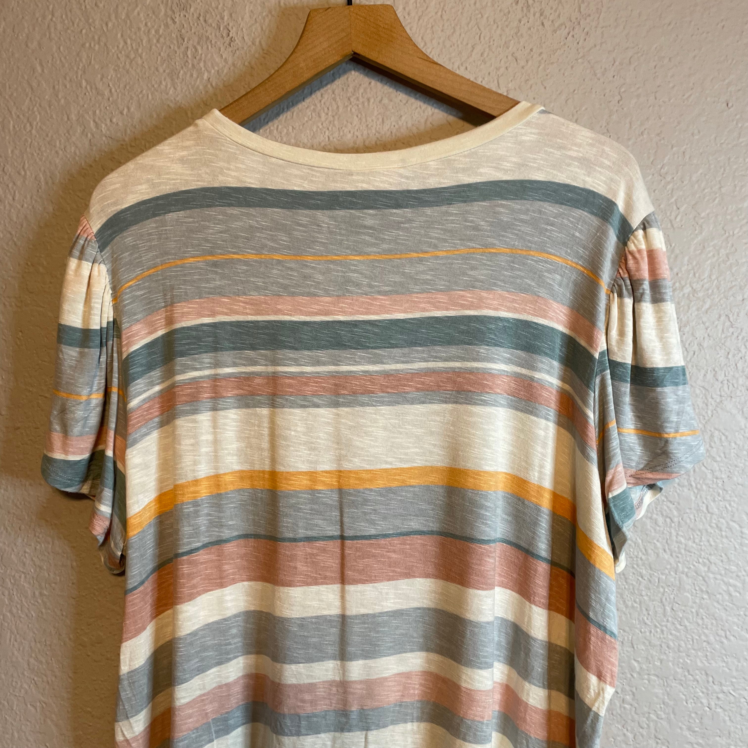 Be The Change Striped Top