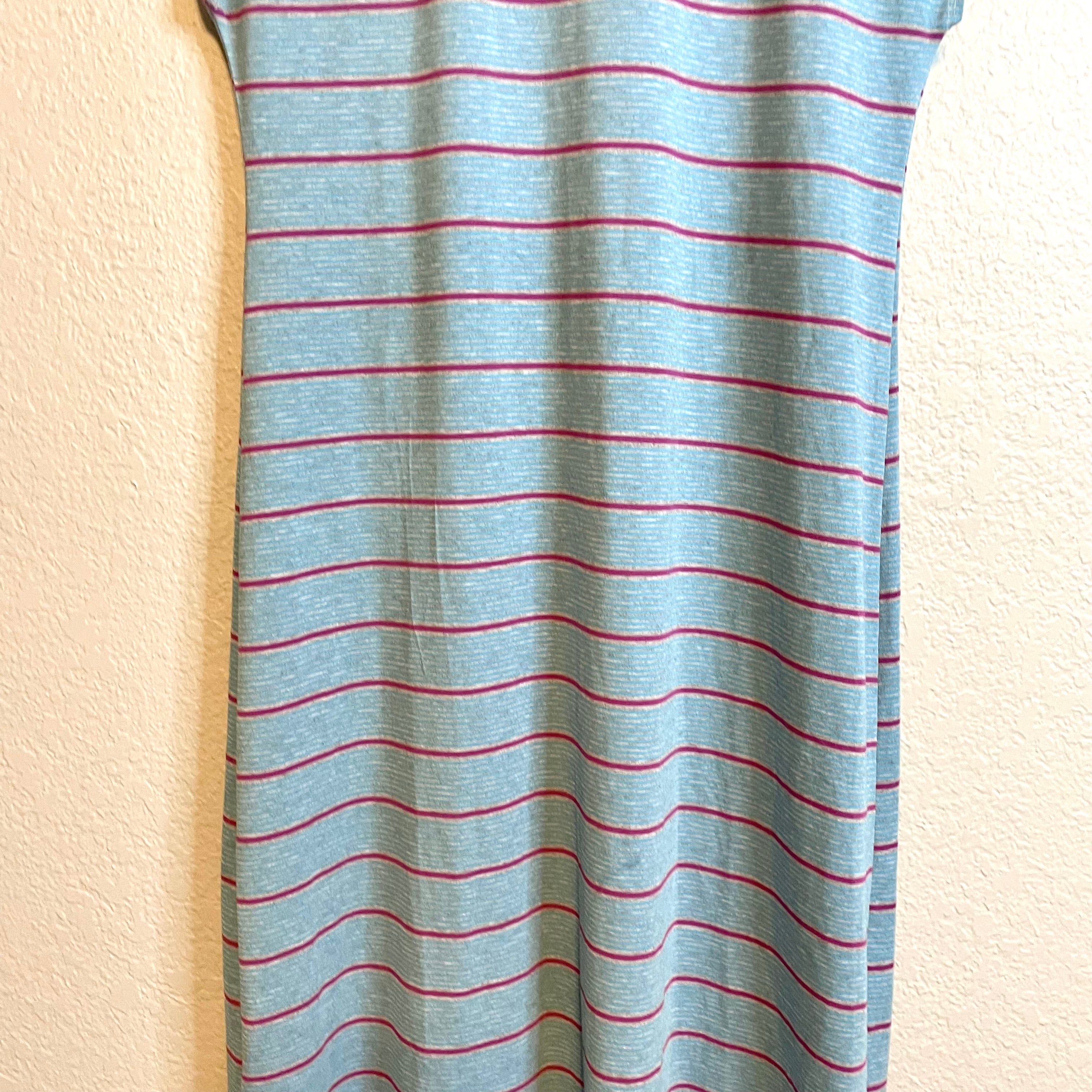 Striped Maxi T-Shirt Dress