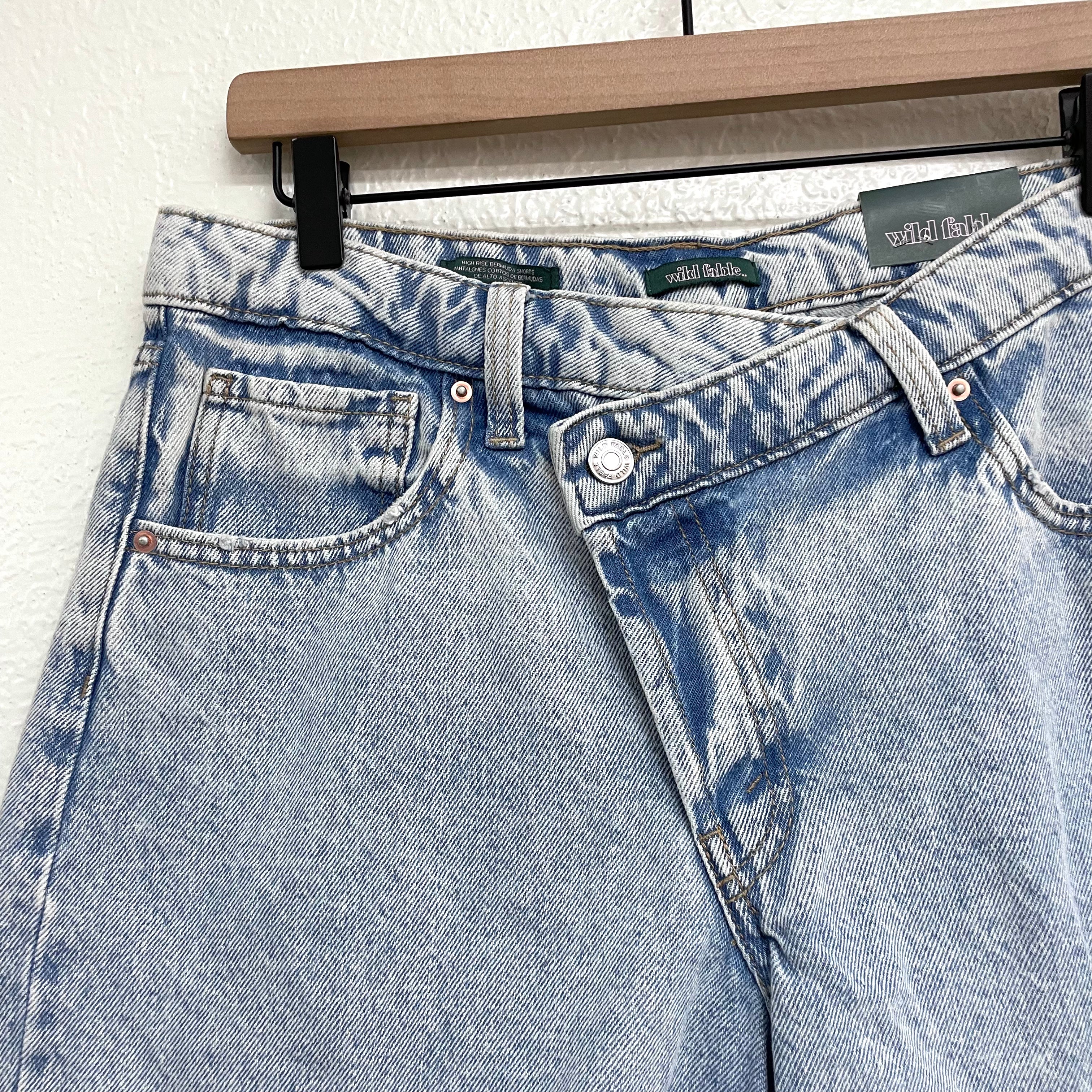 Frayed Jean Shorts