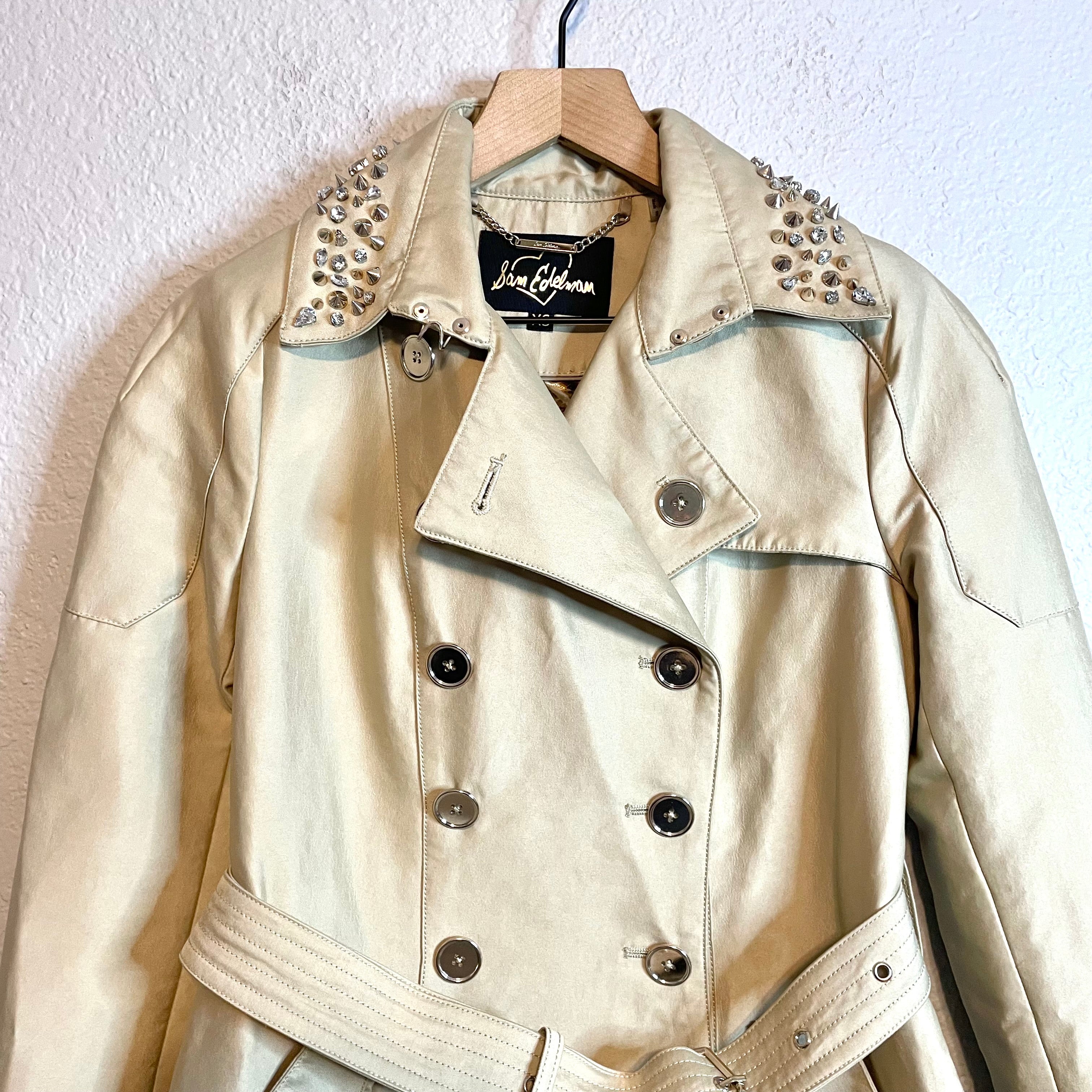 Studded Trench Coat