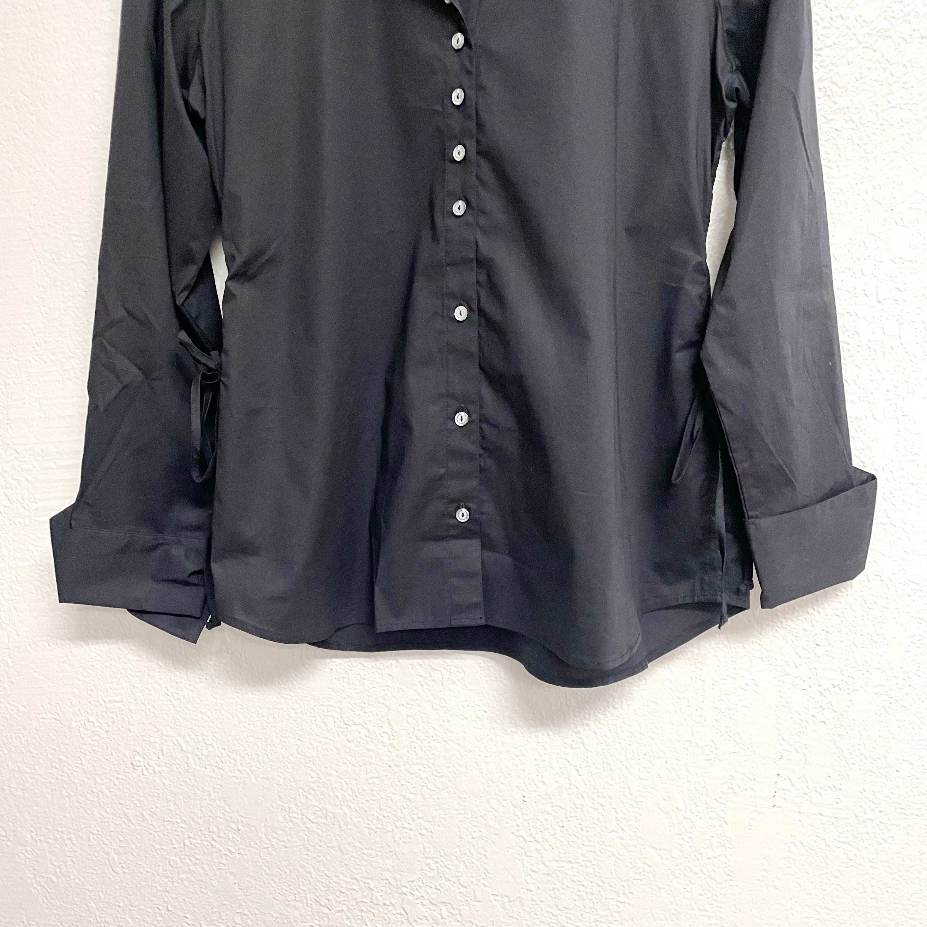 Cinch Sides Button Down Top