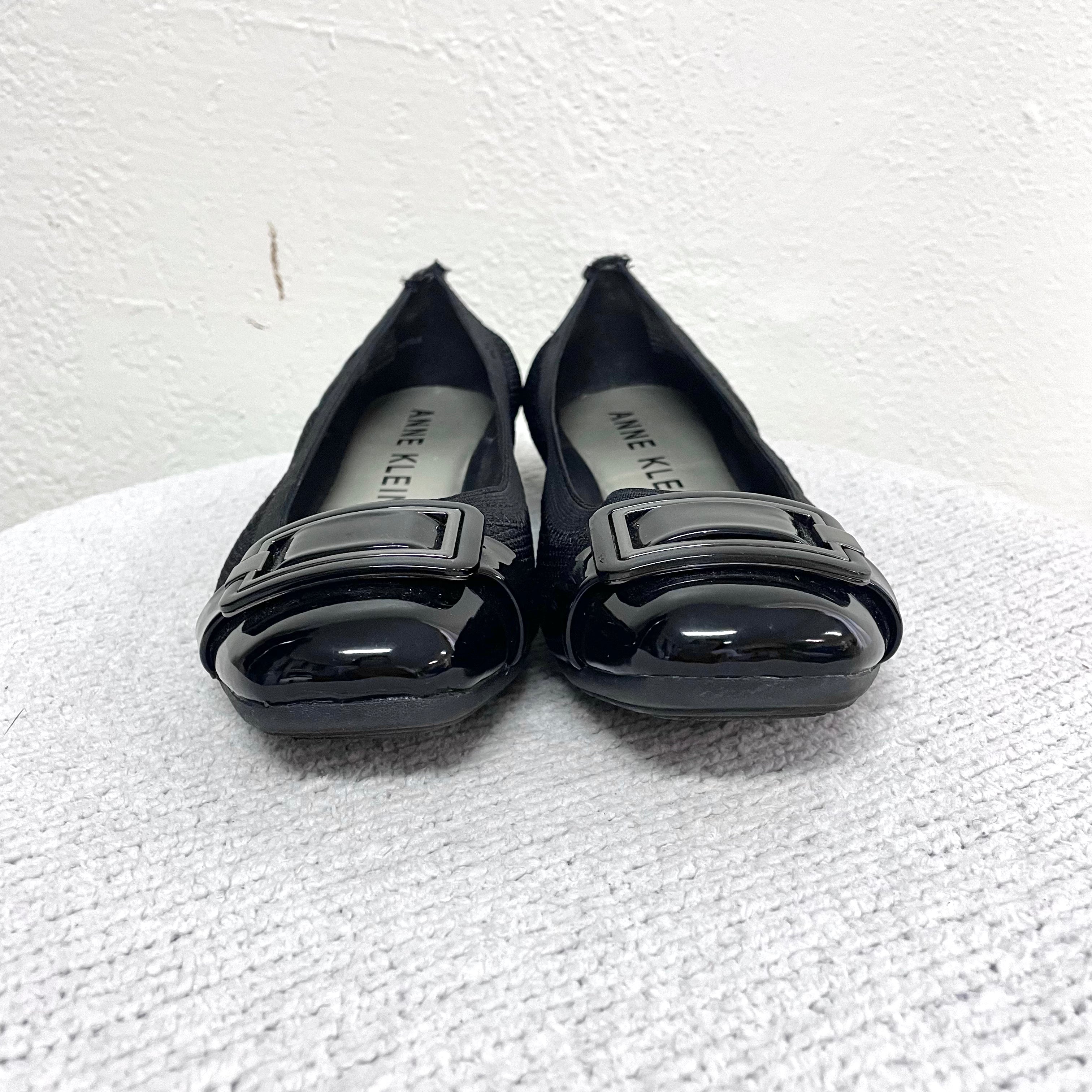 Fabric Upper Buckle Flats