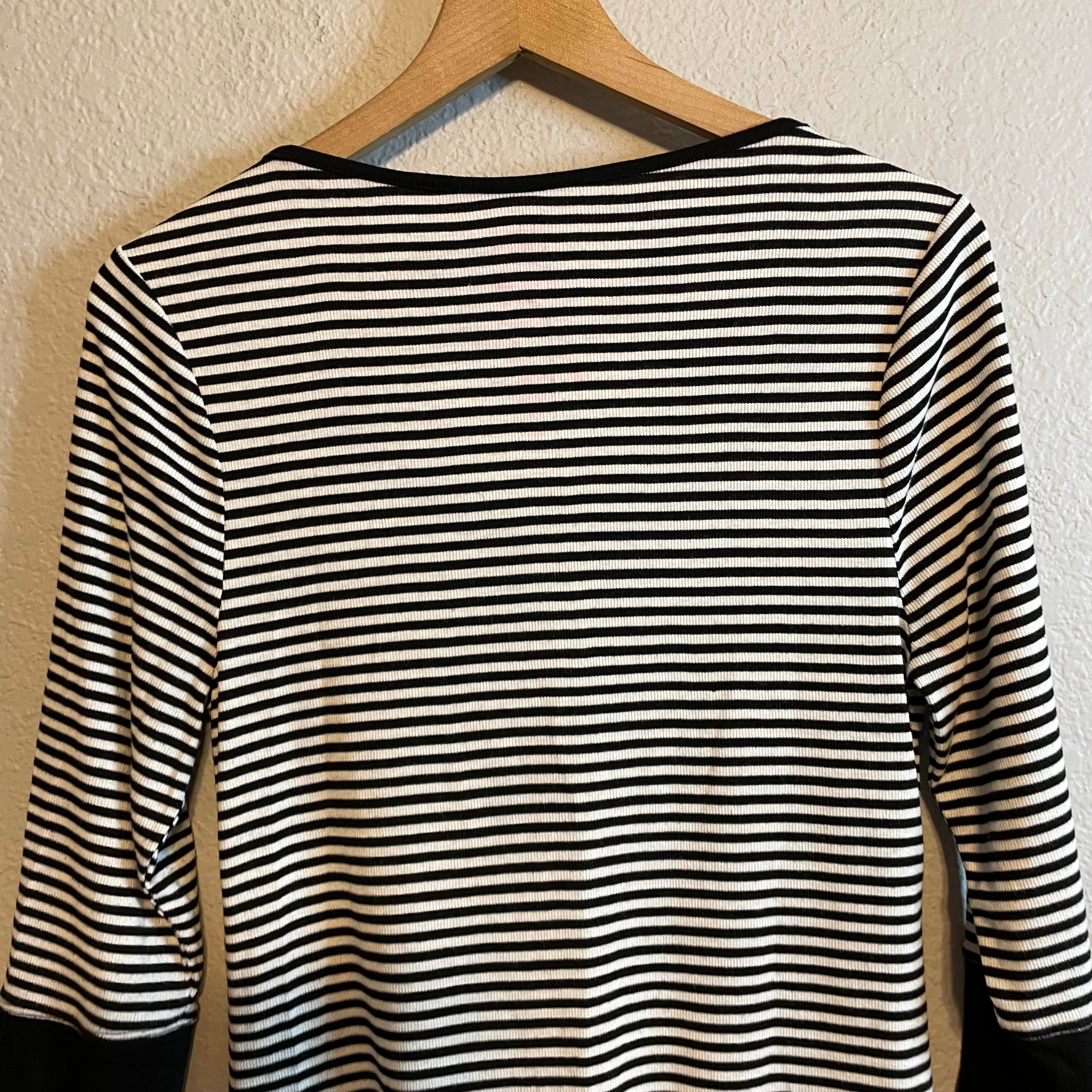 Striped Thermal Sleep Shirt