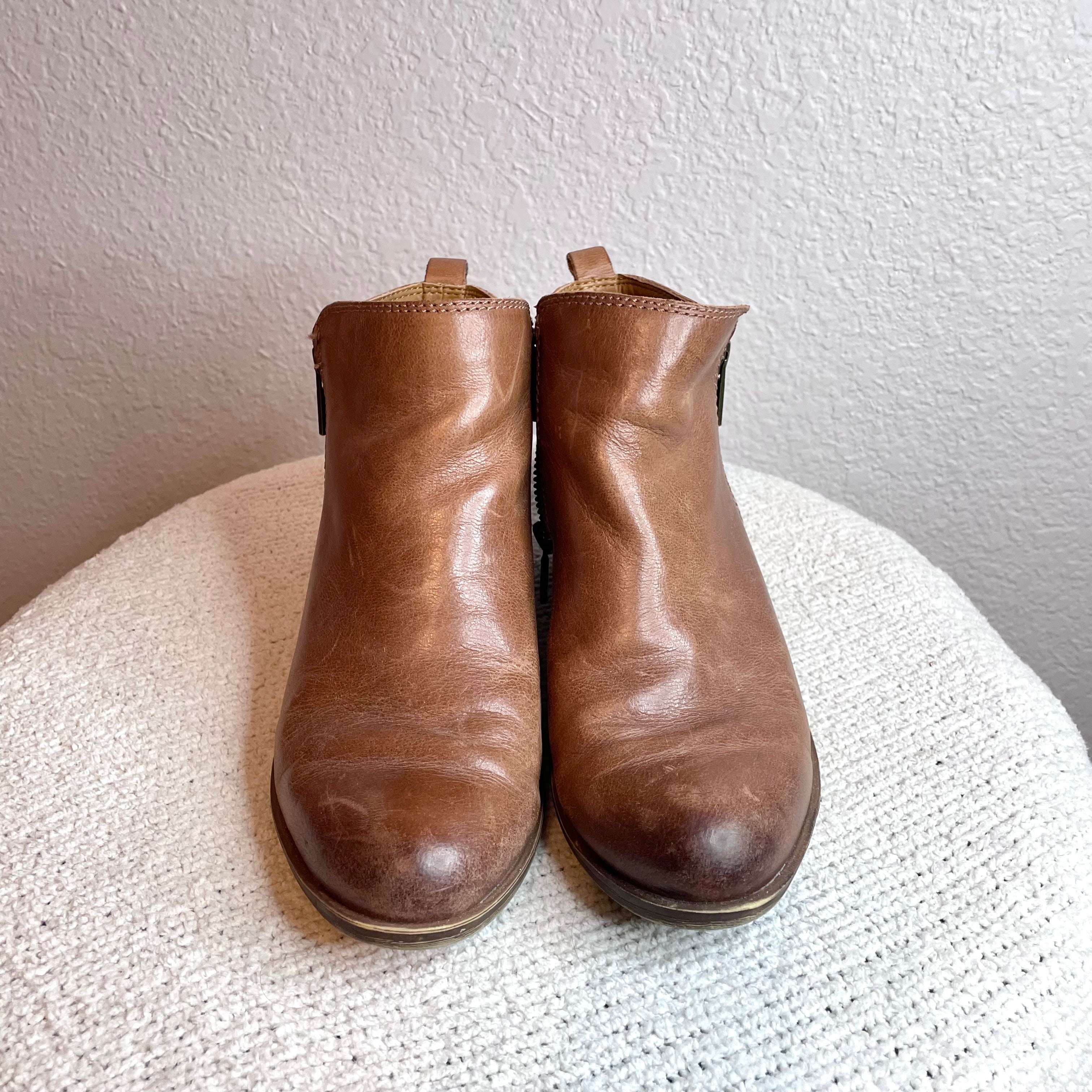 Leather Ankle Booties