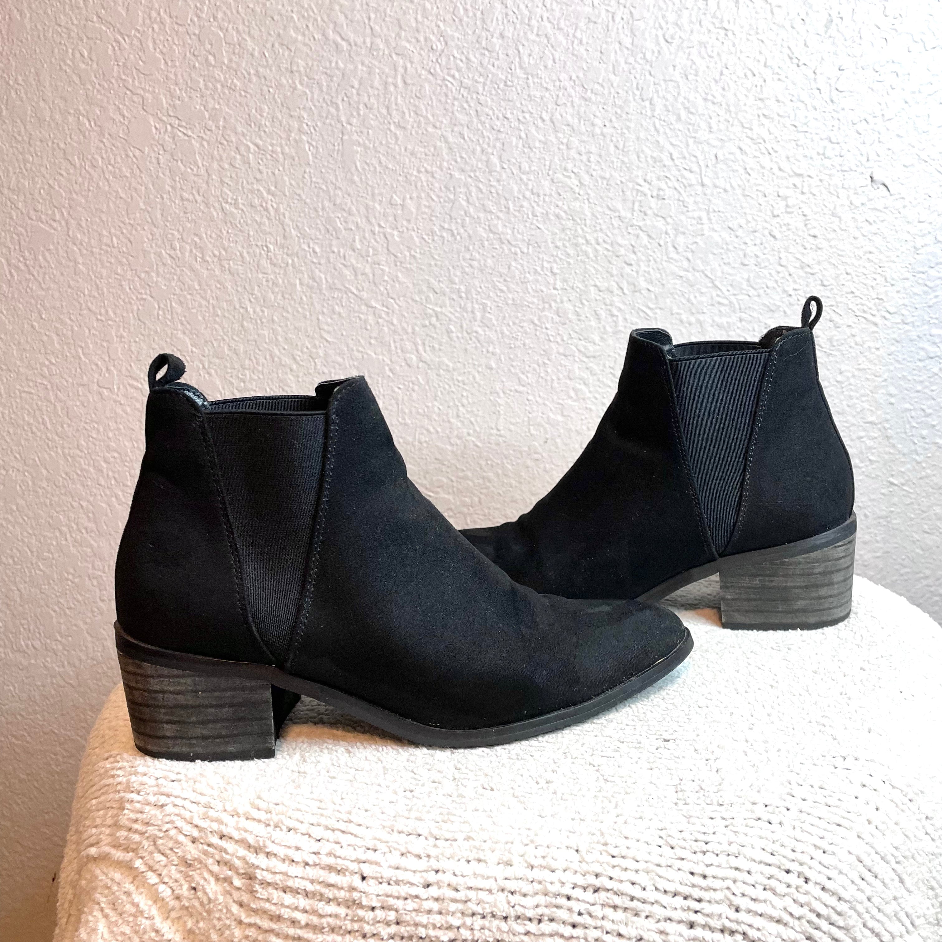 Faux Suede Booties