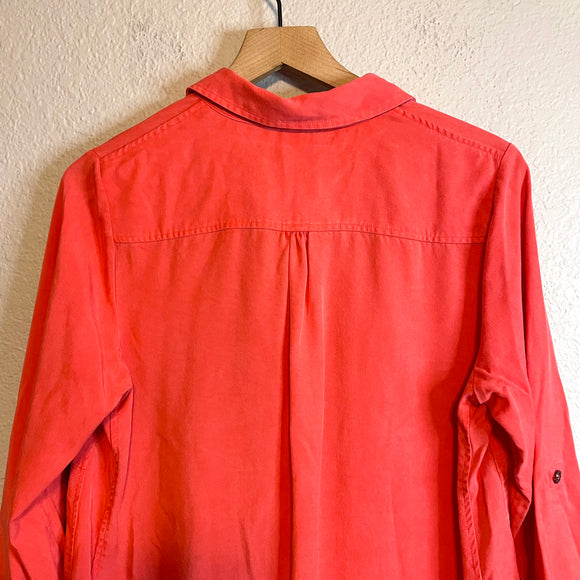 1/2 Button Front Tunic Top