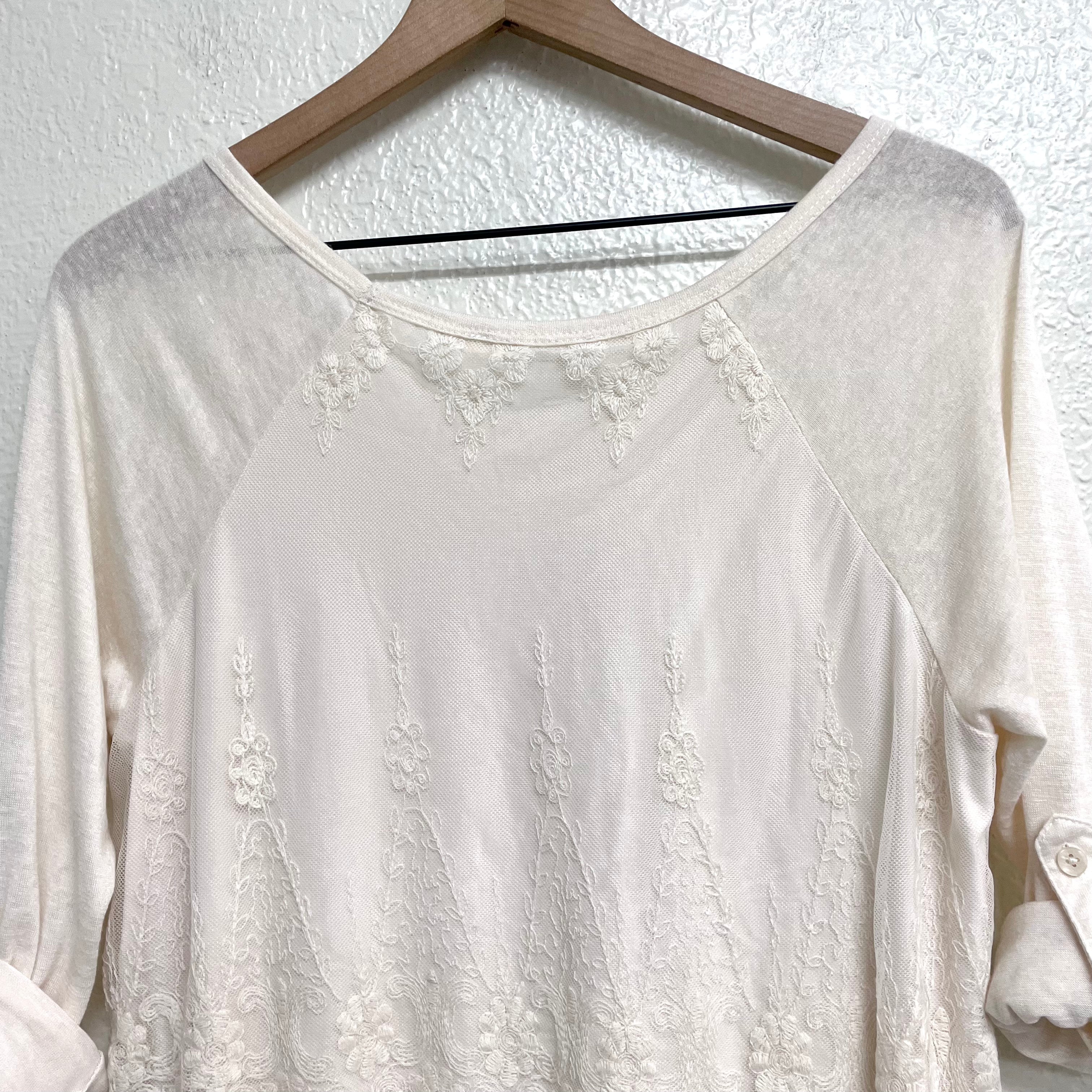 Lace Overlay Tunic