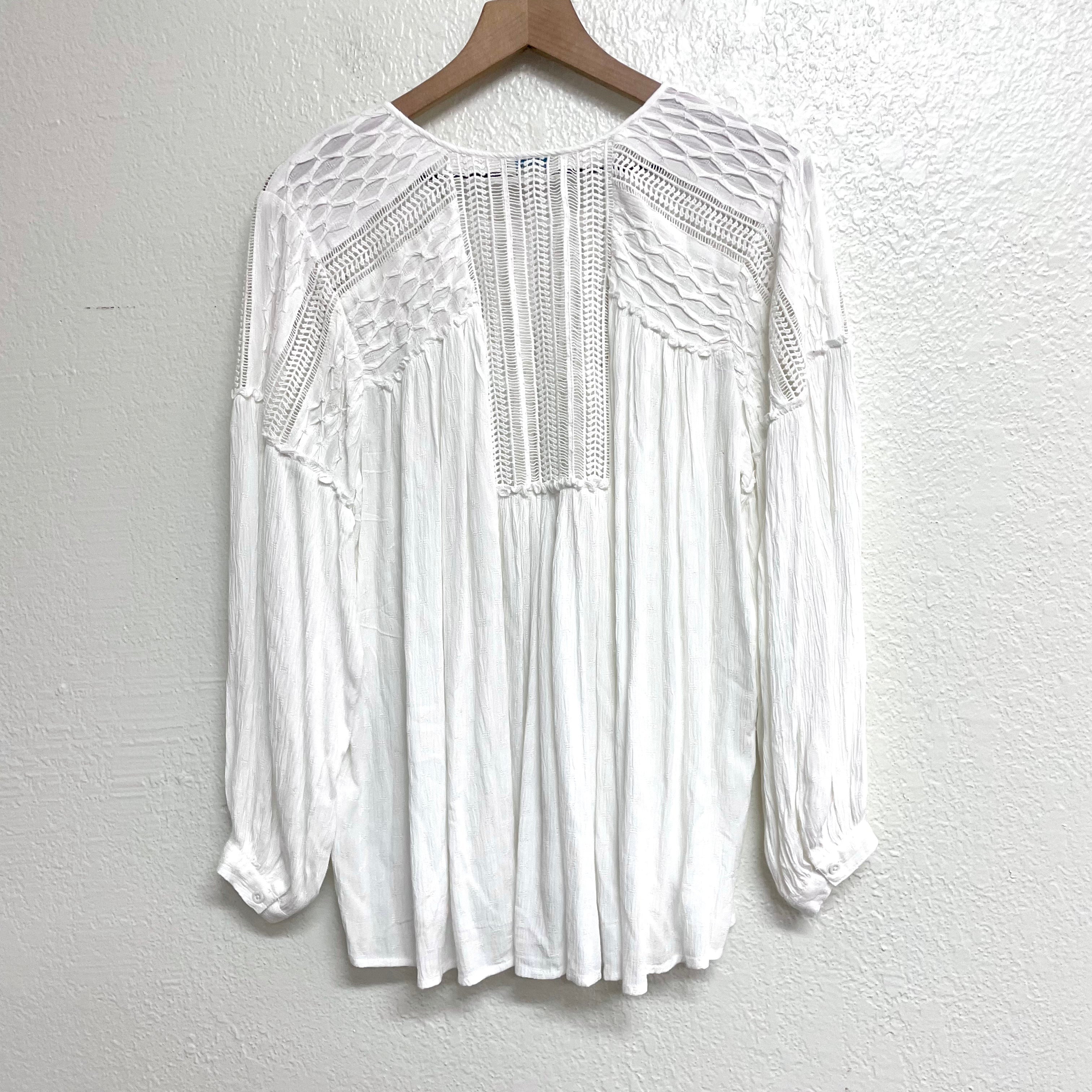 Crochet Trim Blouse