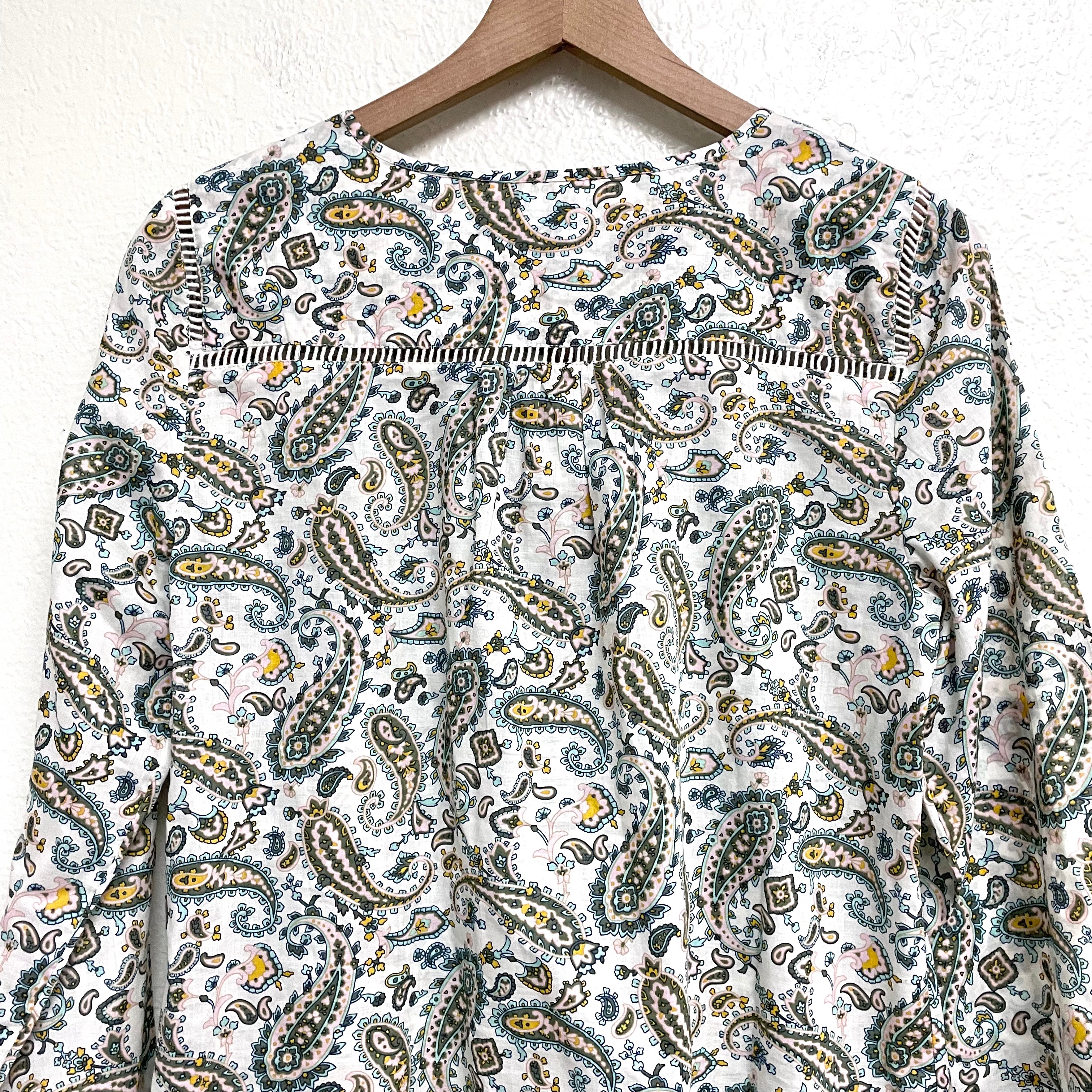 Paisley Long Sleeve Top