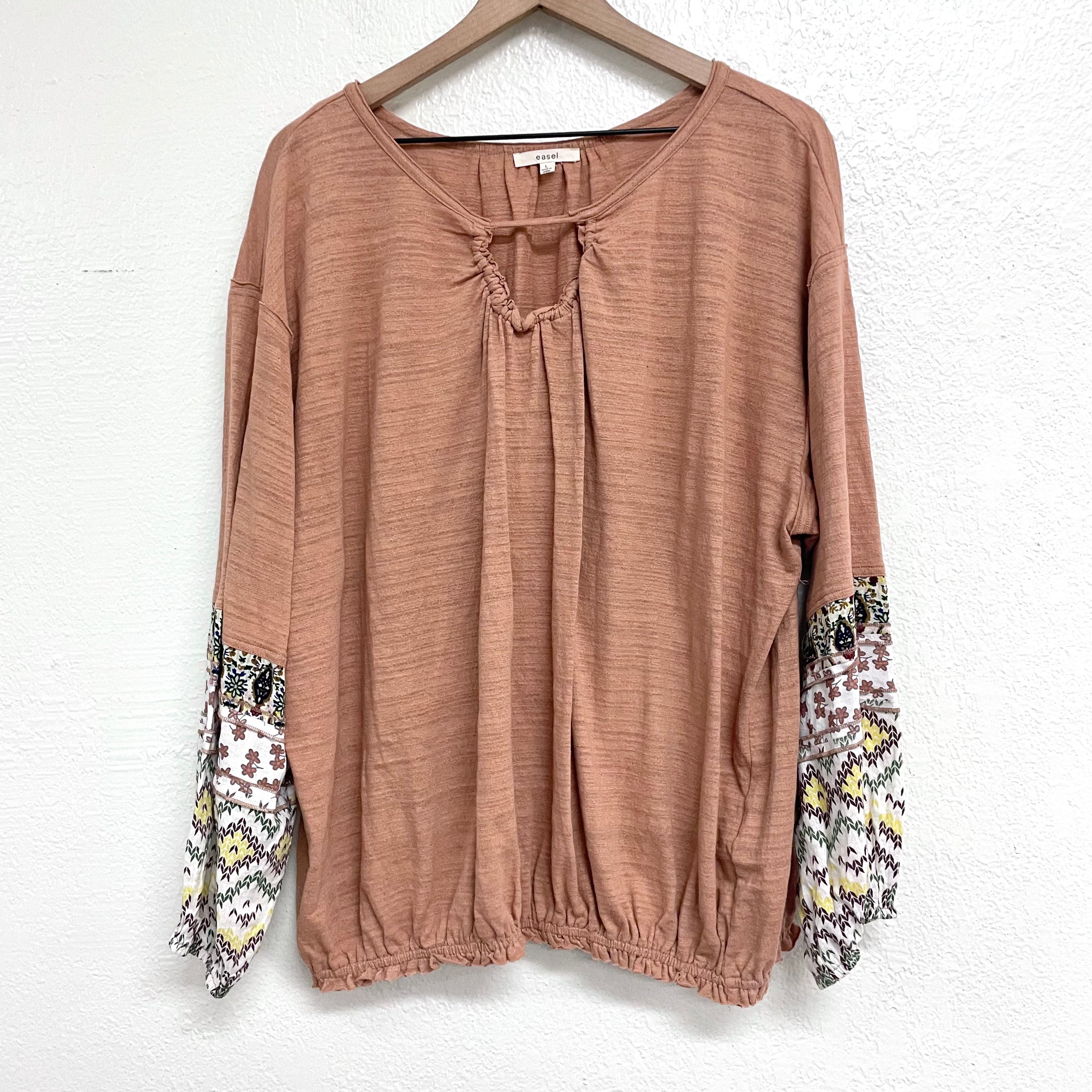 Keyhole Long Sleeve Top