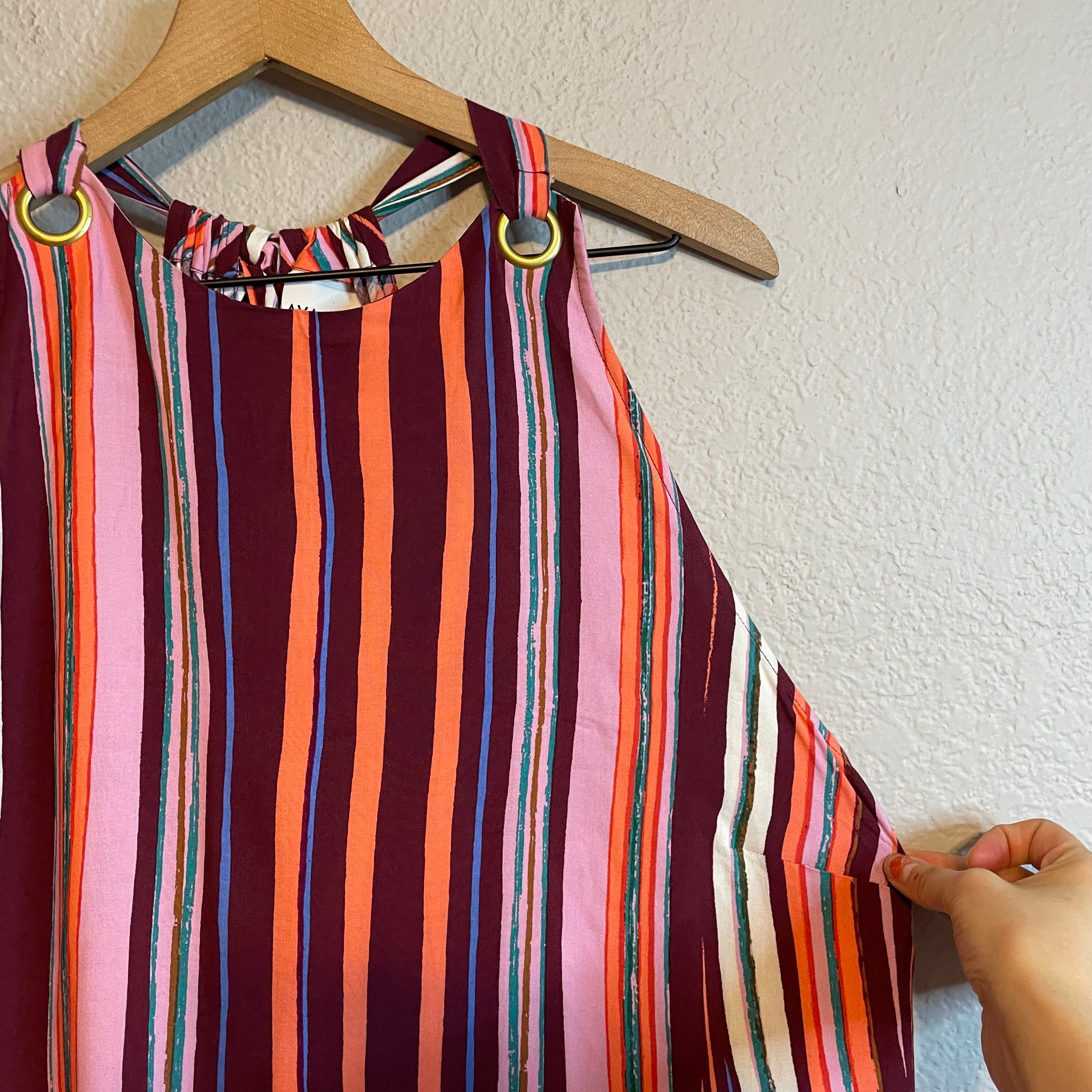 Striped Midi Dress