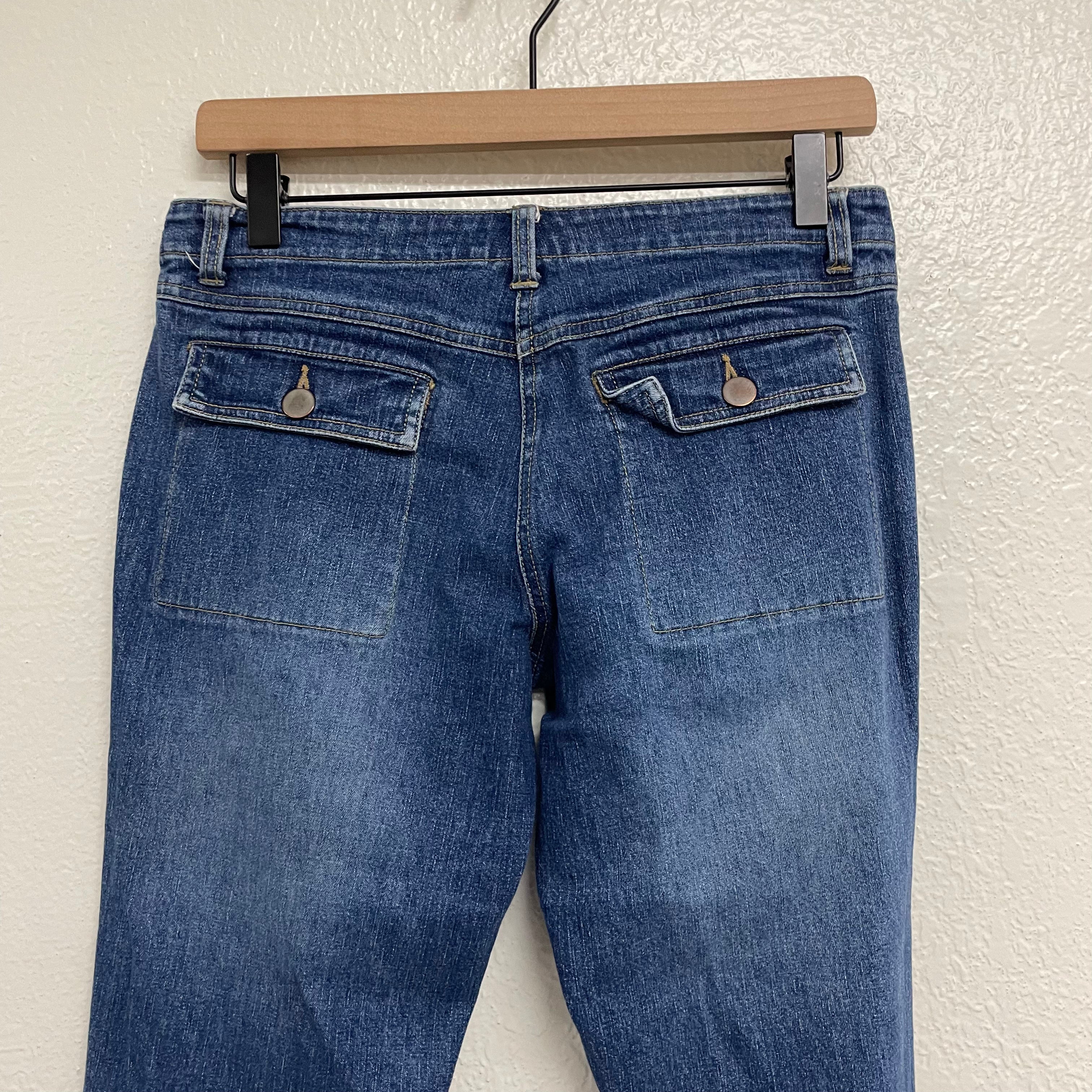 Low Rise Flare Jeans