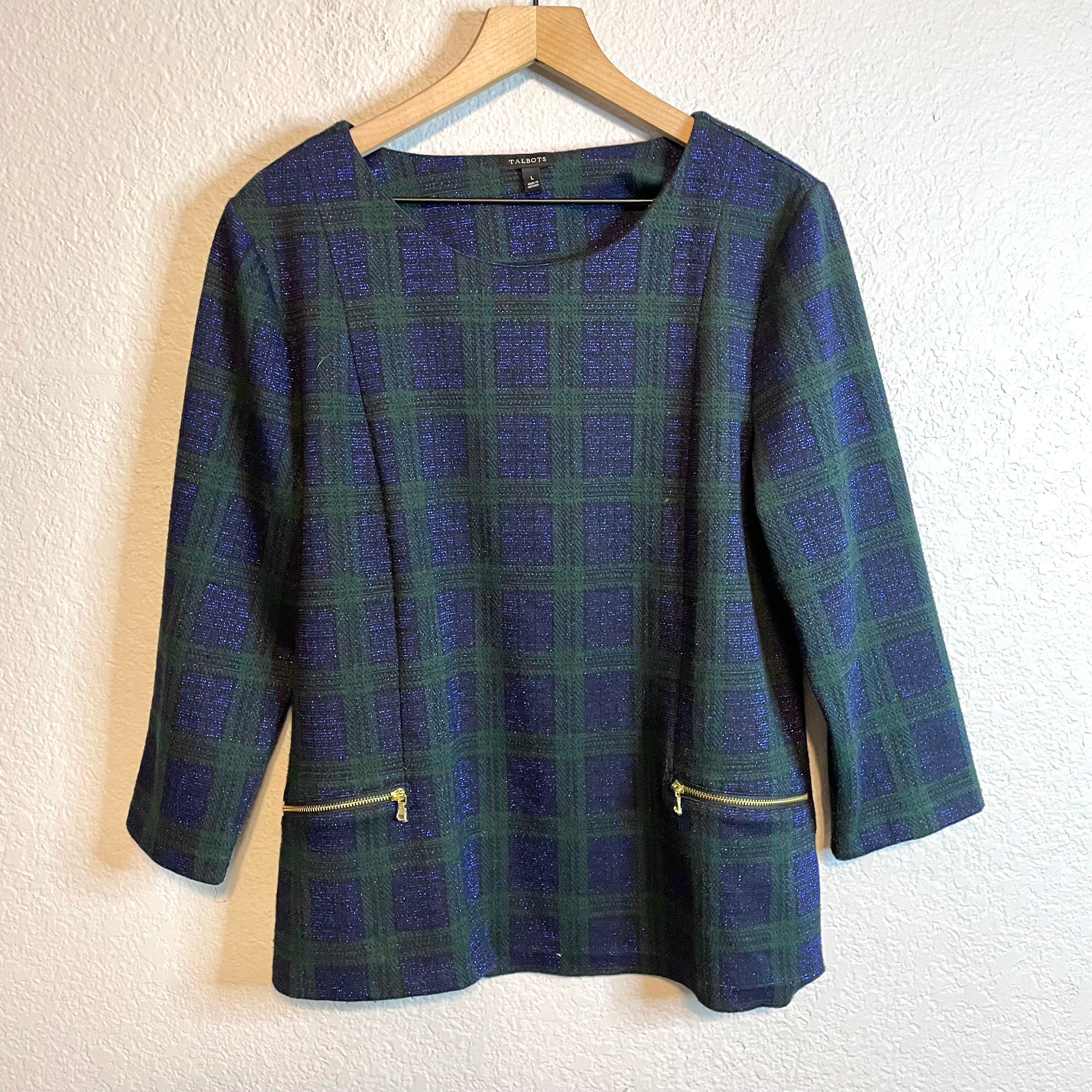 Plaid Blouse