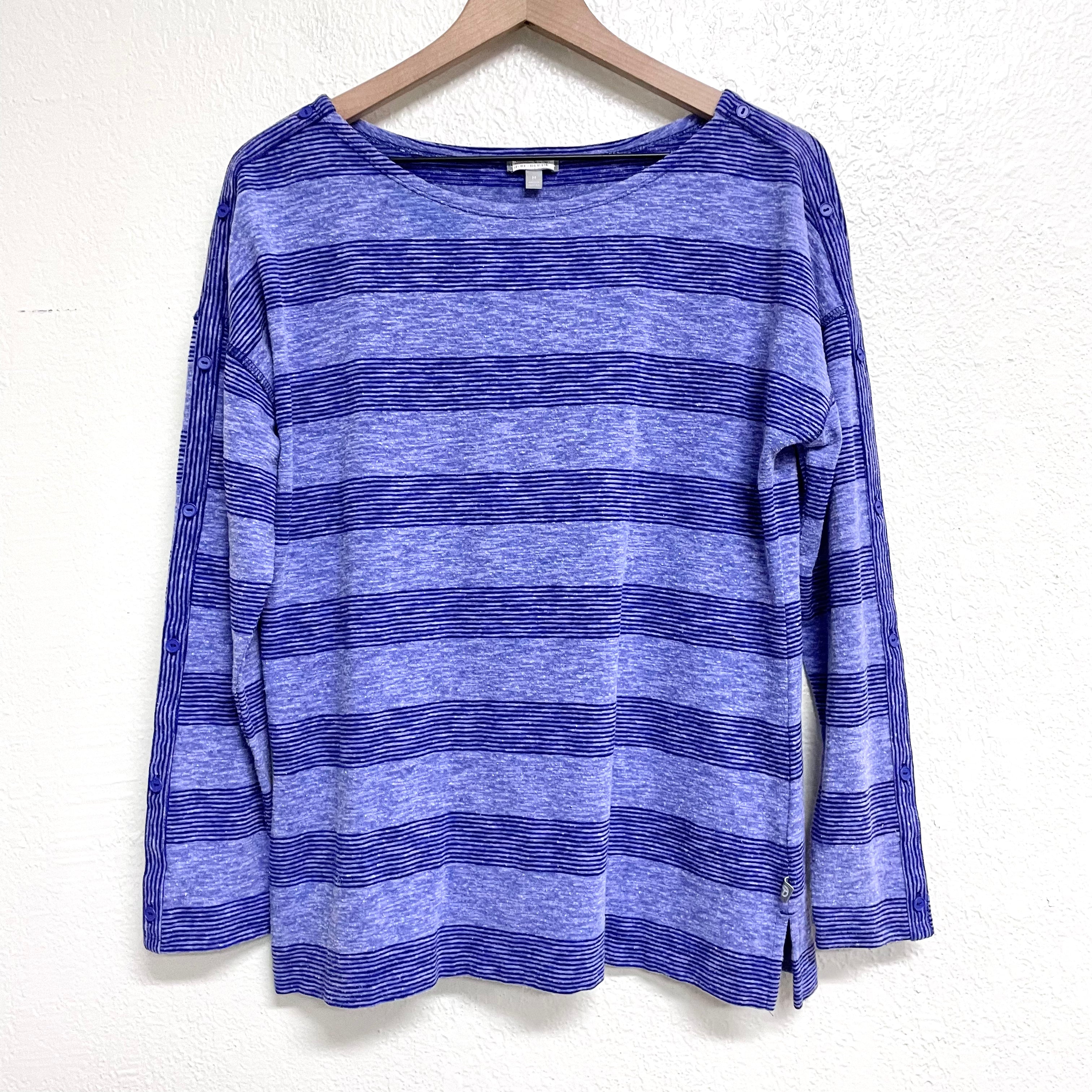 Striped Button Tee