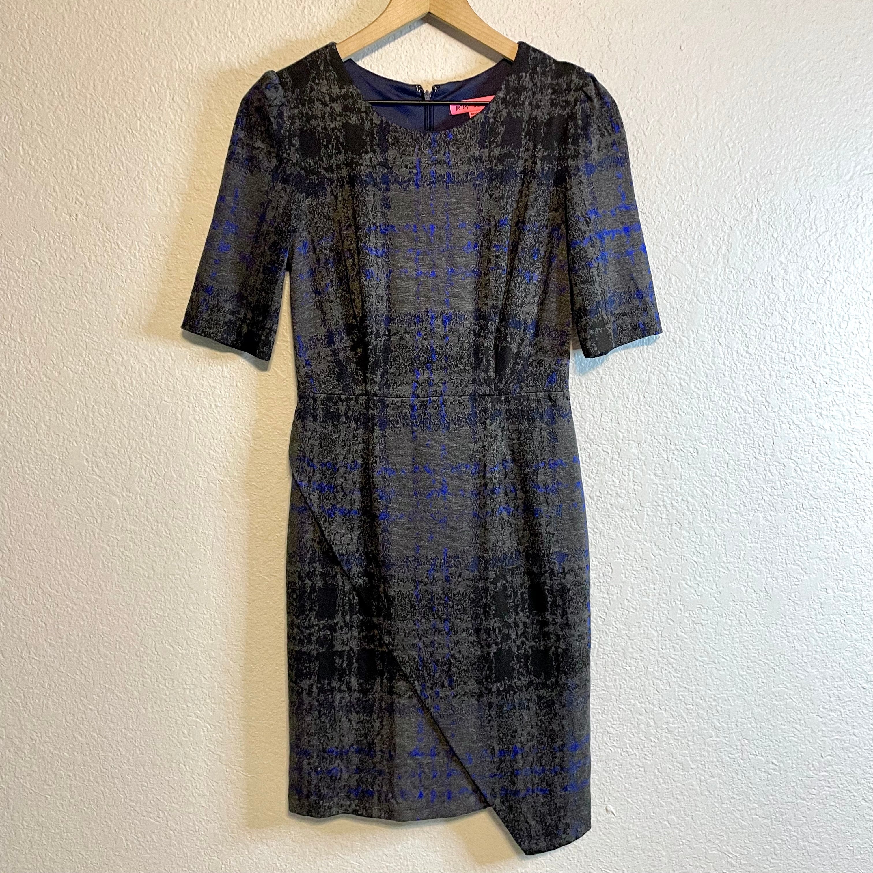 Plaid Asymmetrical Dress