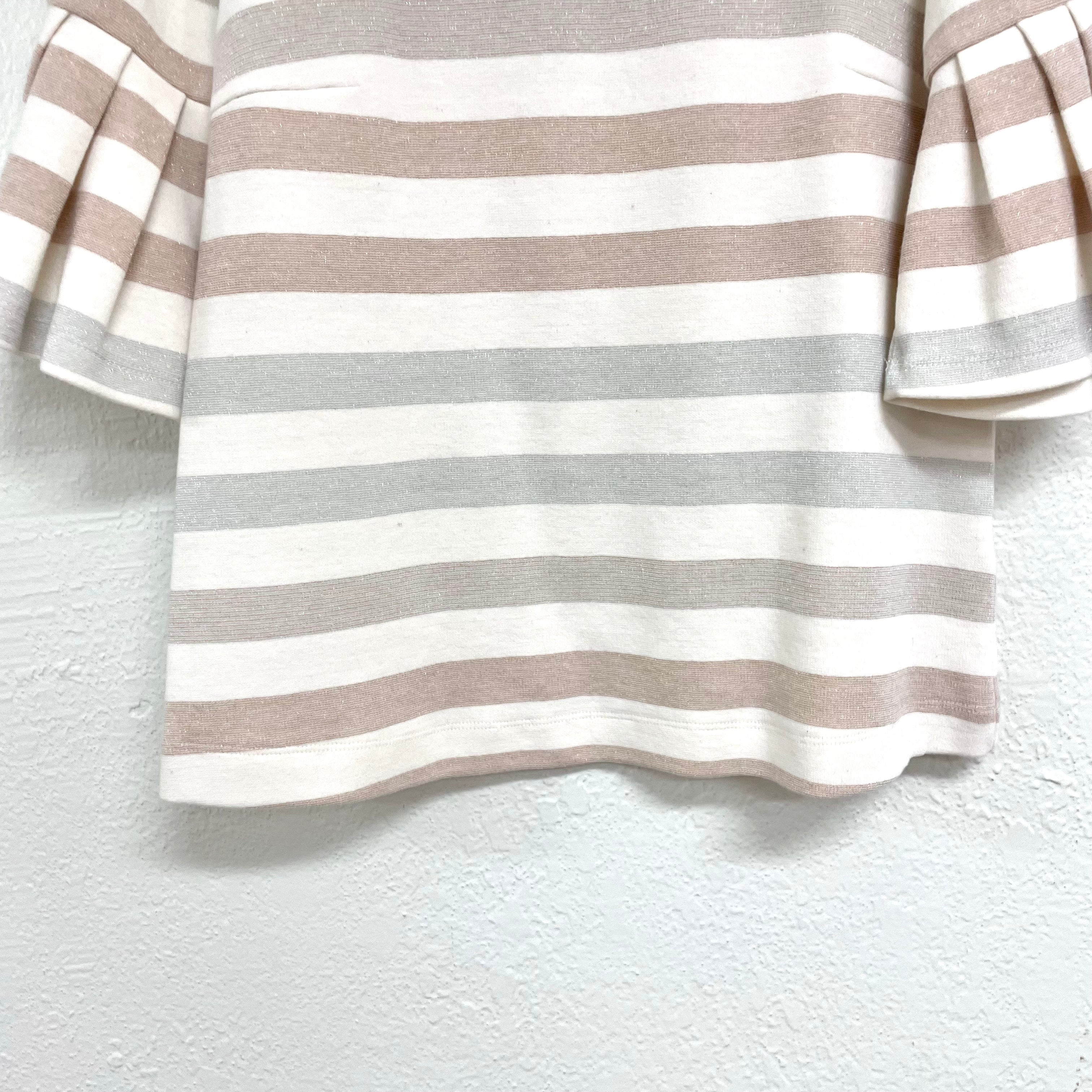 Striped Bell Sleeve Top