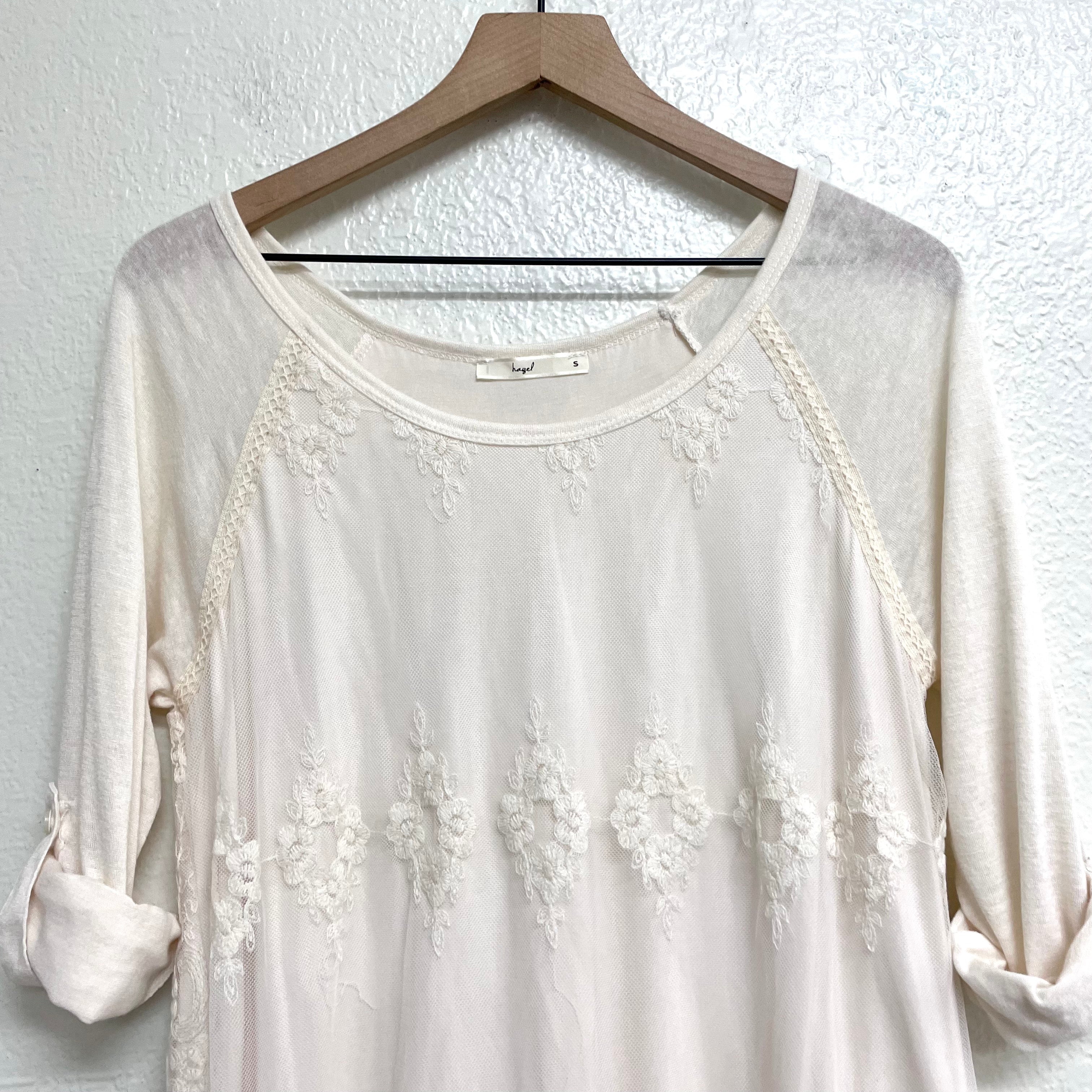 Lace Overlay Tunic