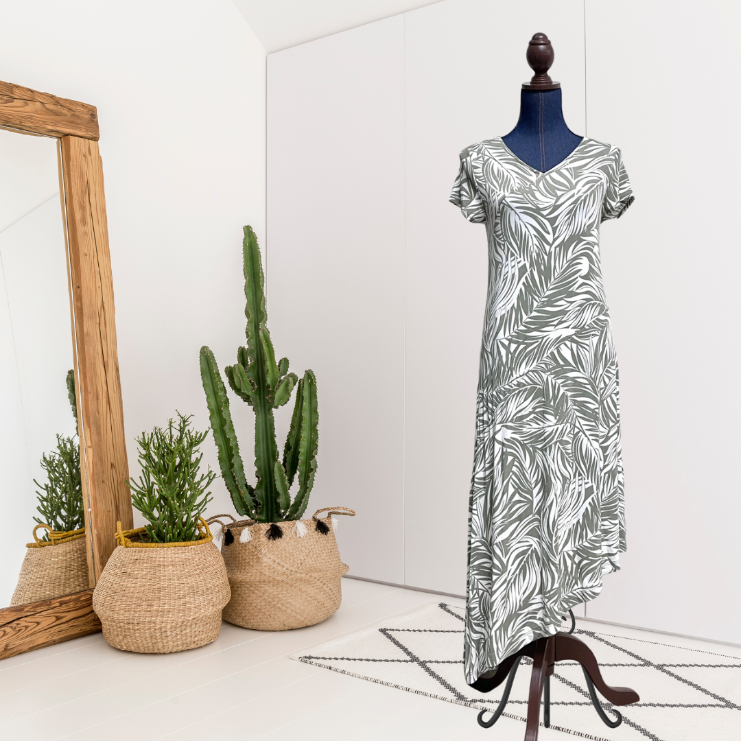 Leaf Midi Dress