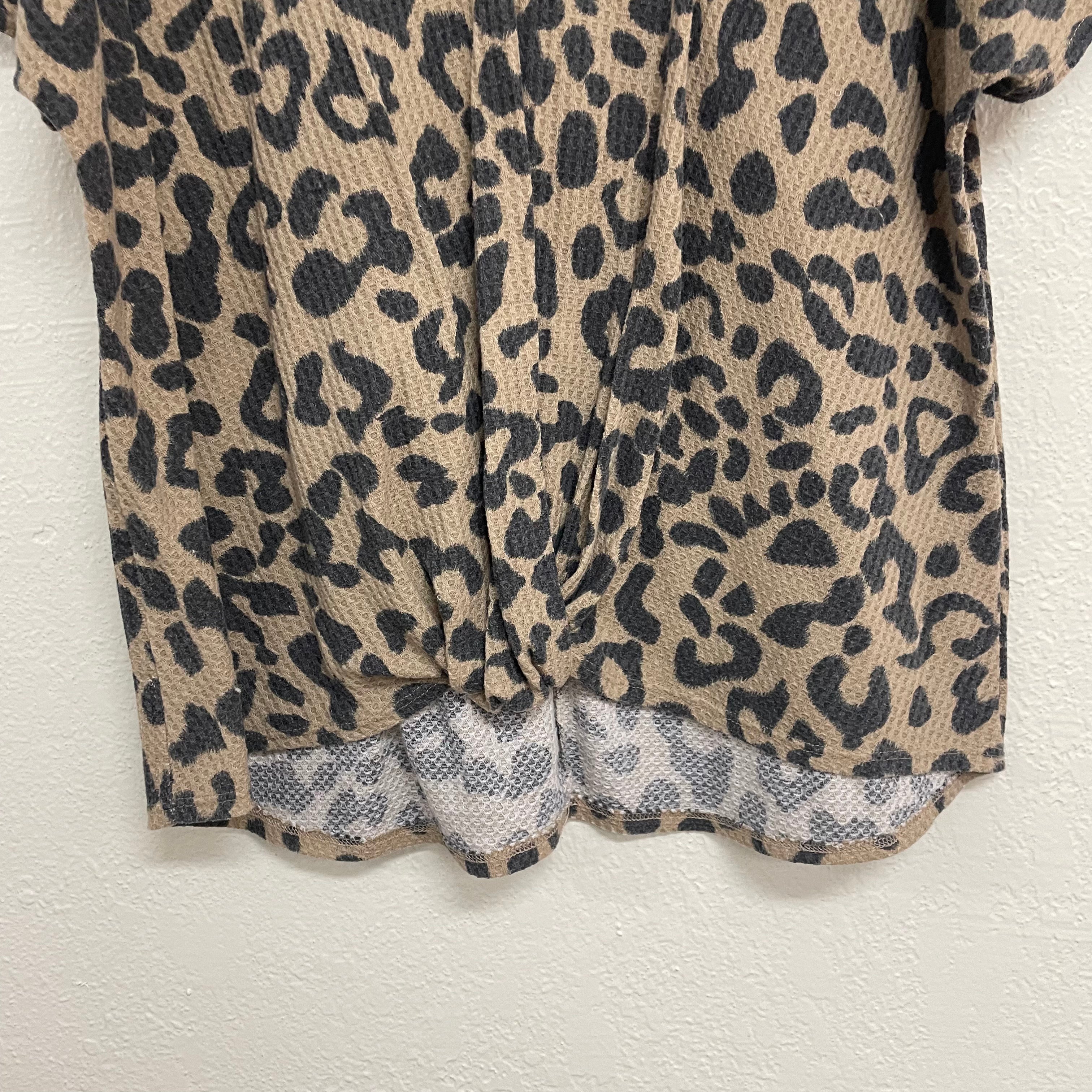 Leopard Knotty Top